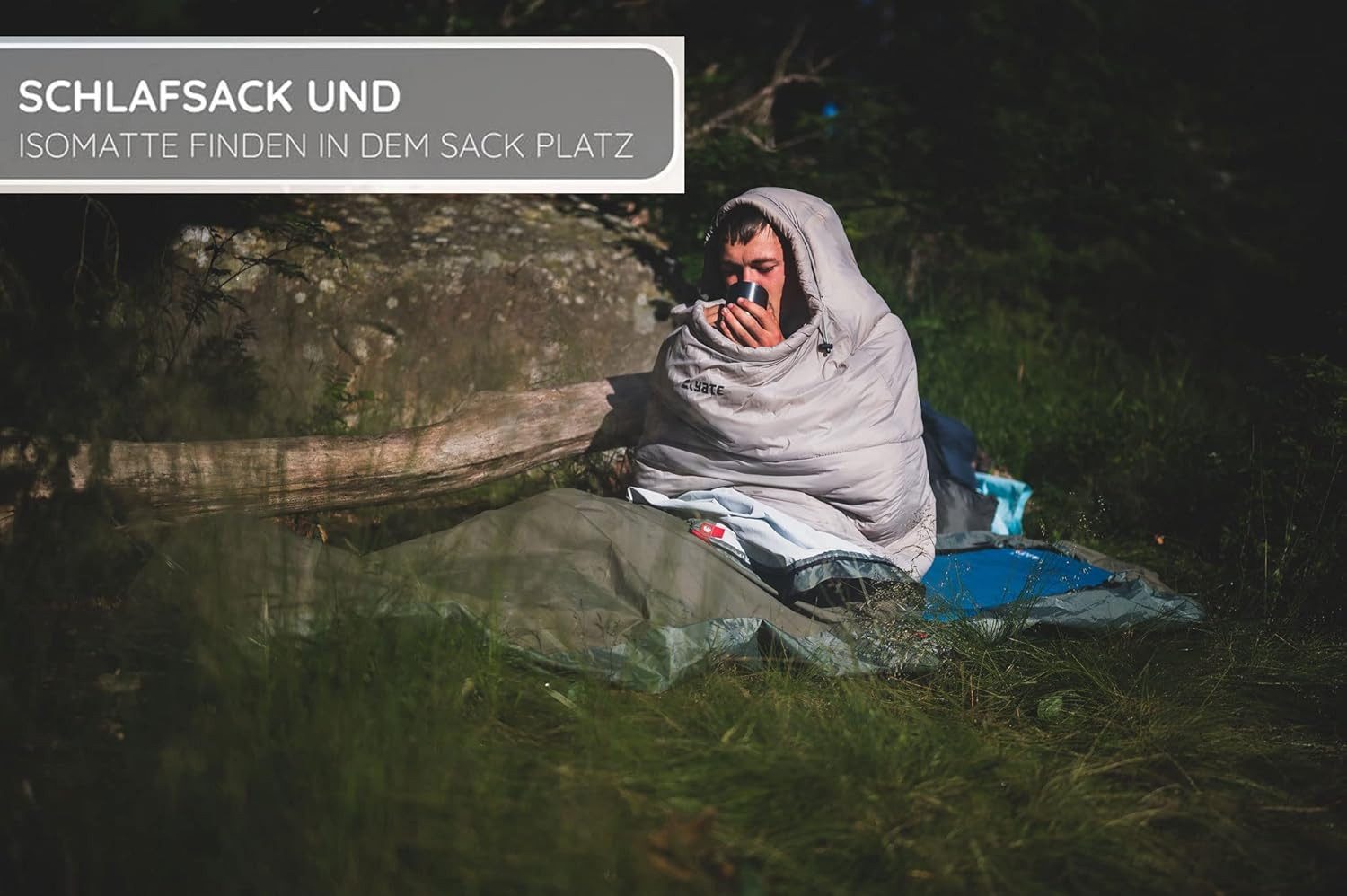 Yate Biwaksack Aven Bivak Schlafsack Hülle 10.000mm Bivaksack - robust - Double Zip, 2 Reißverschlüsse, extra groß, sehr leicht, kleines Packmaß