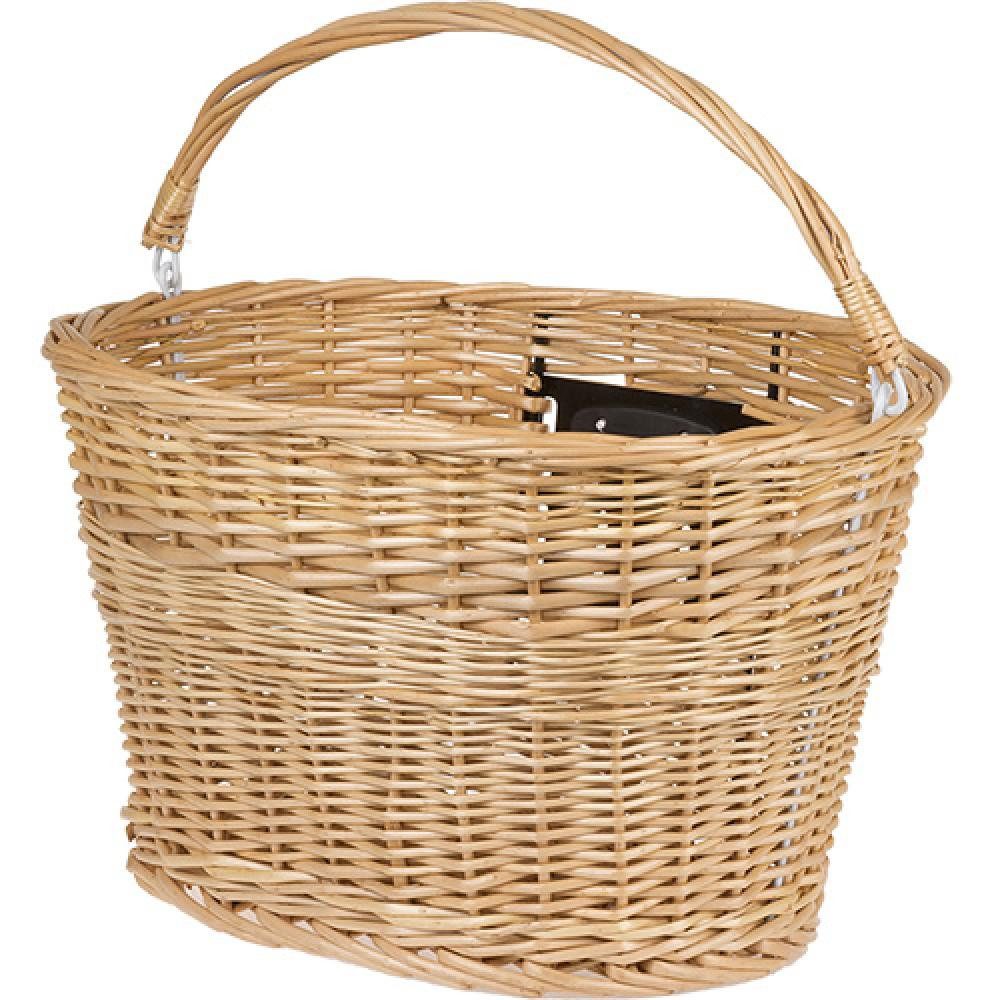 M-Wave Fahrradkorb M-Wave BA-FW Weidenkorb für Steuerrohr braun 28x38x26 cm