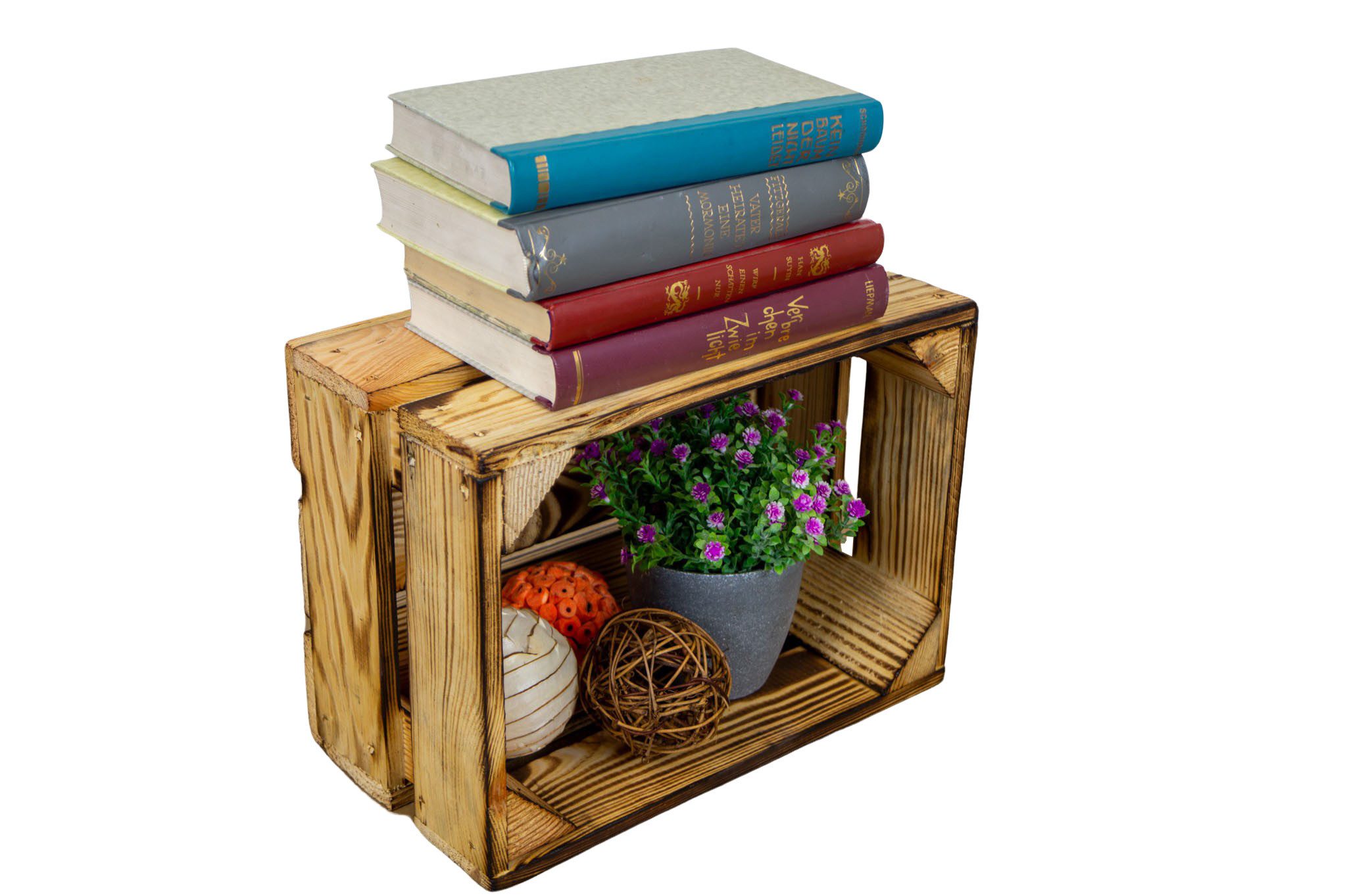 Kistenkolli Altes Land Allzweckkiste Kleine Holzkiste "Frieda" flambiert (S günstig online kaufen