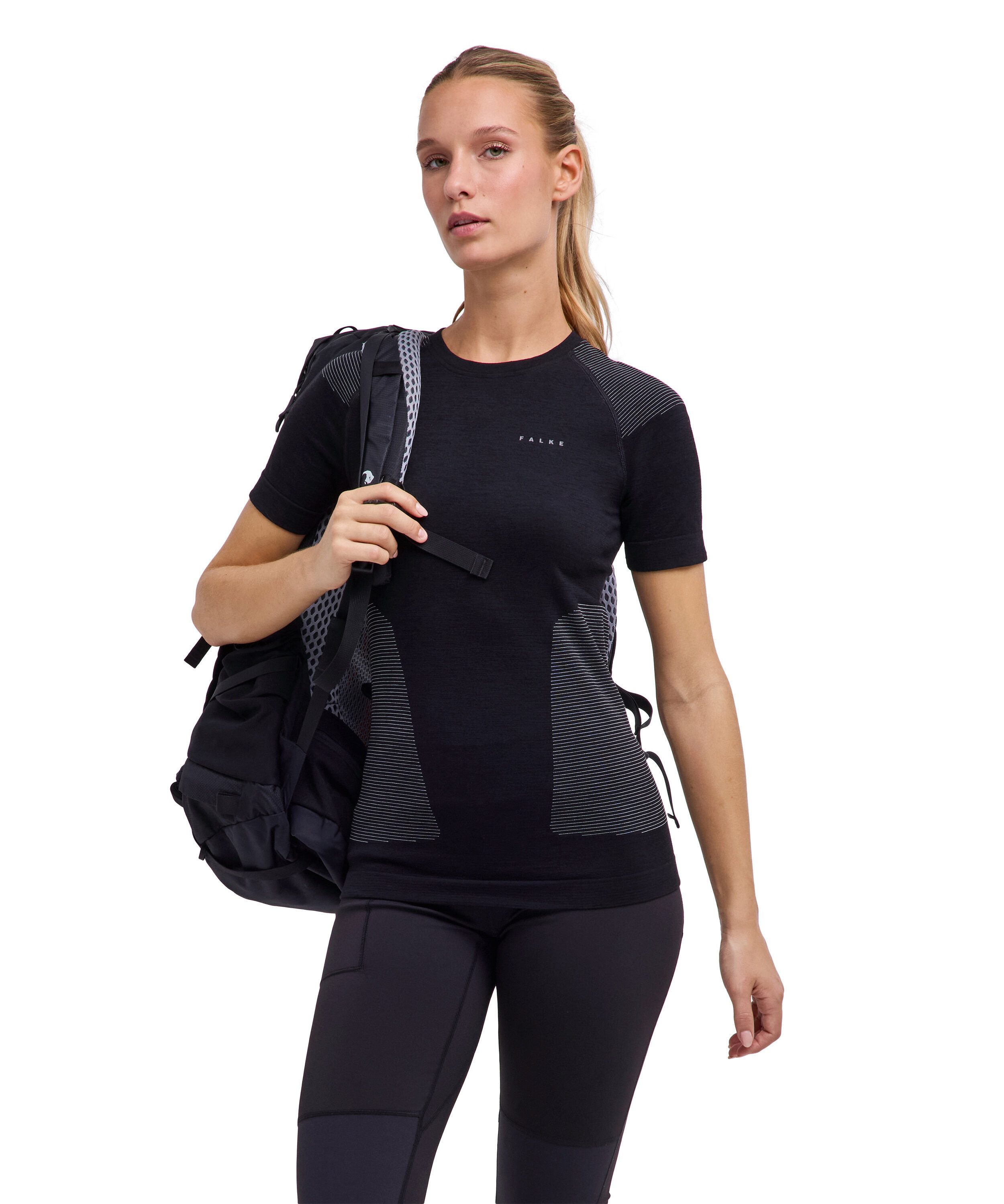 Funktionsshirt FALKE T-Shirt Wool-Tech Light
