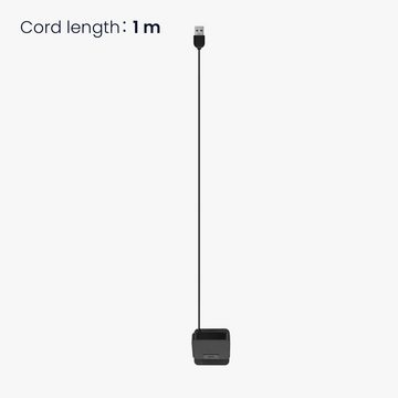 kwmobile USB Ladegerät für Xiaomi Redmi Band 2 USB-Ladegerät (1-tlg., USB Kabel Charger Stand - Smart Watch Ladestation - Standfunktion)