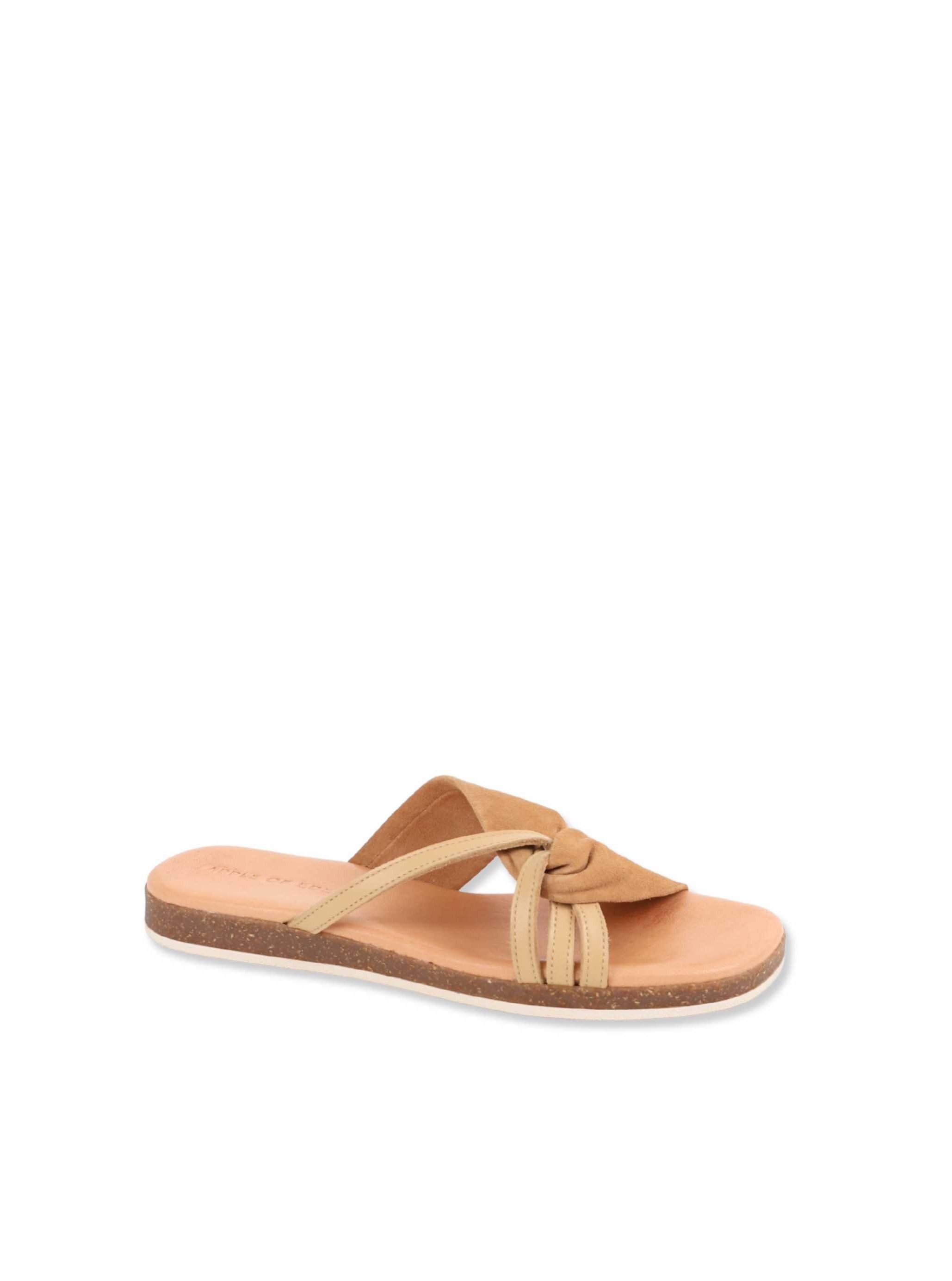 Apple of Eden IRMA 40 - Sandalen Echtleder bequeme Damen Sommerschuhe Schlappen