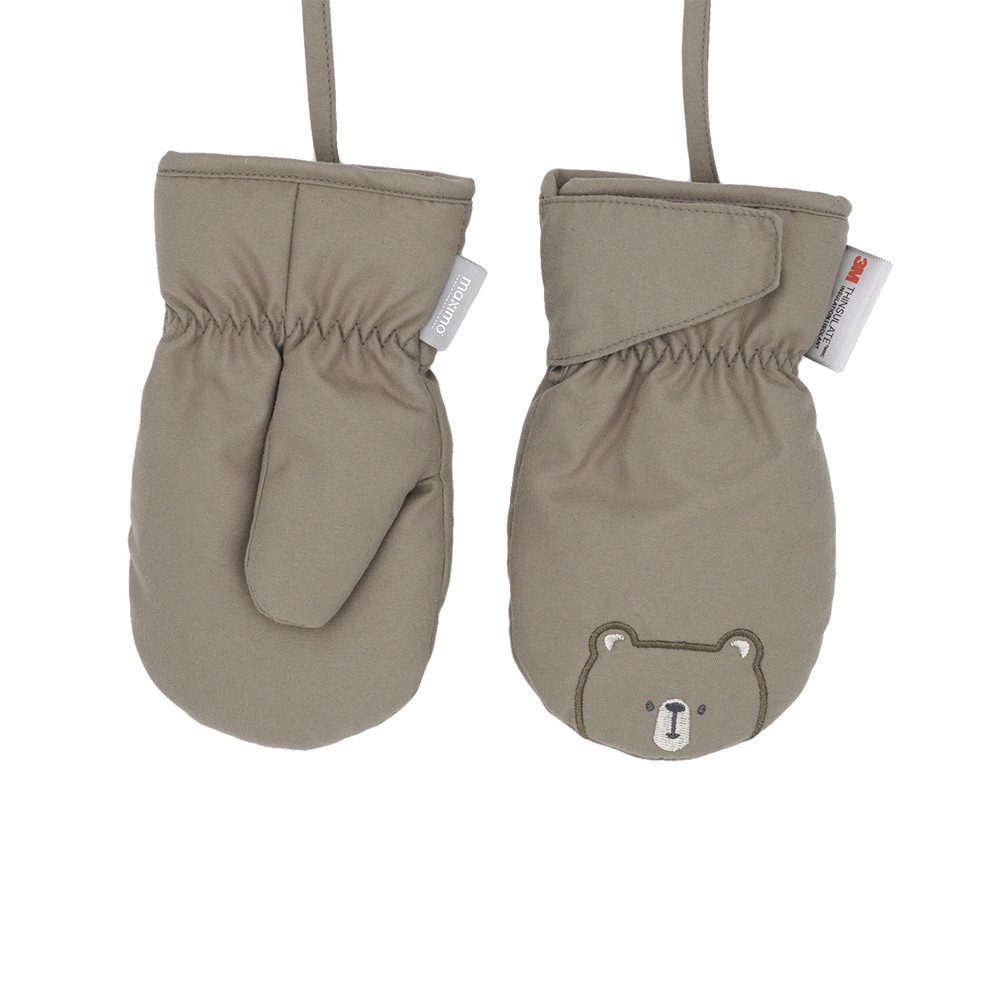 MAXIMO Fäustlinge MINI BOY-Thermofausthandschuhe "Bär" Daumen, Klettverschluß (2-St)