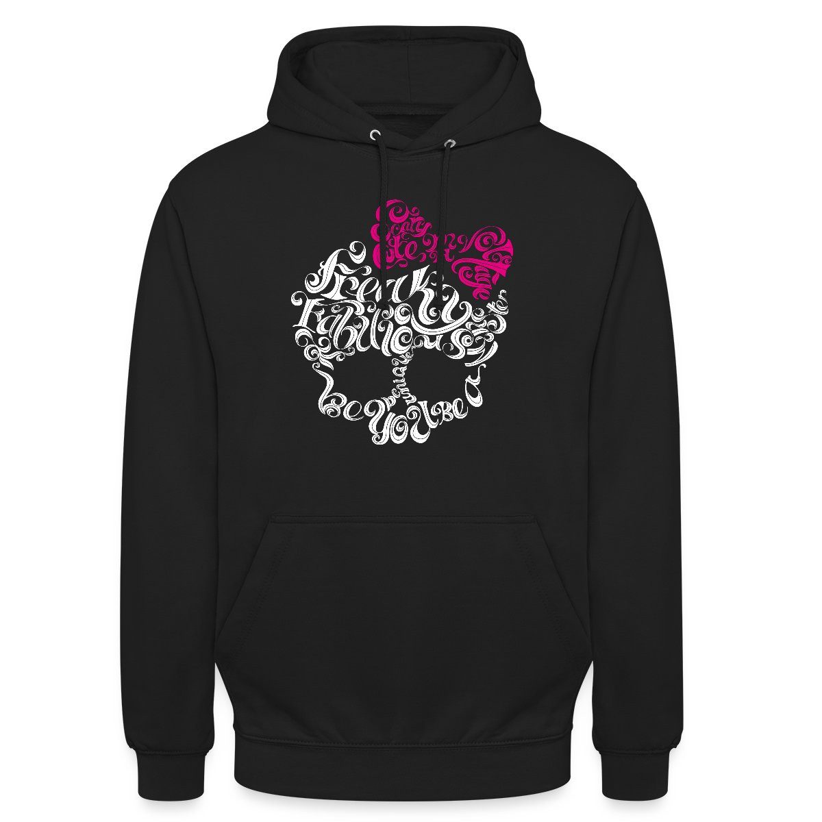 Spreadshirt Hoodie Monster High™ Totenkopf Mit Schleife Unisex Hoodie (1-tlg)