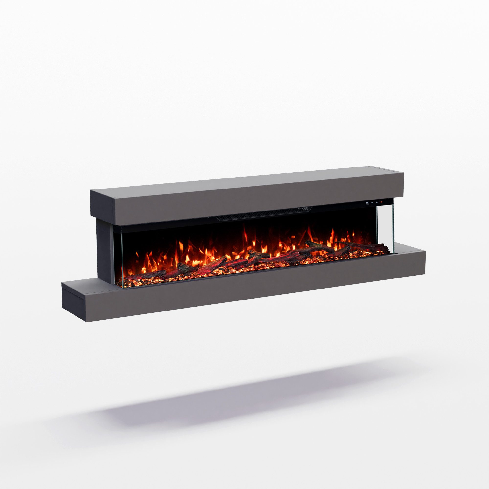 GLOW FIRE Elektrokamin Cobalt Wall Wandkamin mit 3D Feuer und Heizung (Ther günstig online kaufen