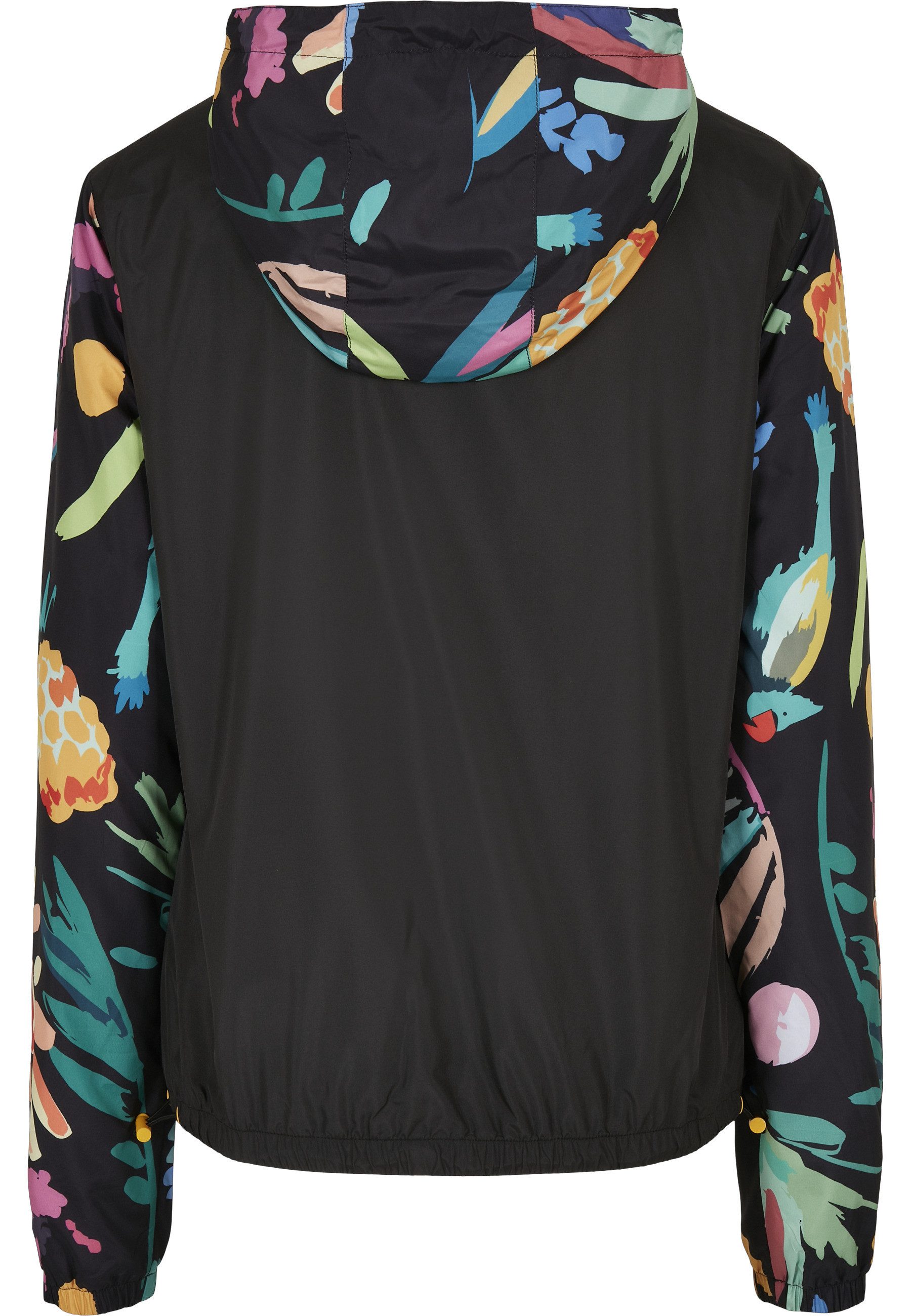 URBAN CLASSICS Langmantel Urban Classics Damen Ladies Mixed Pull Over Jacke günstig online kaufen