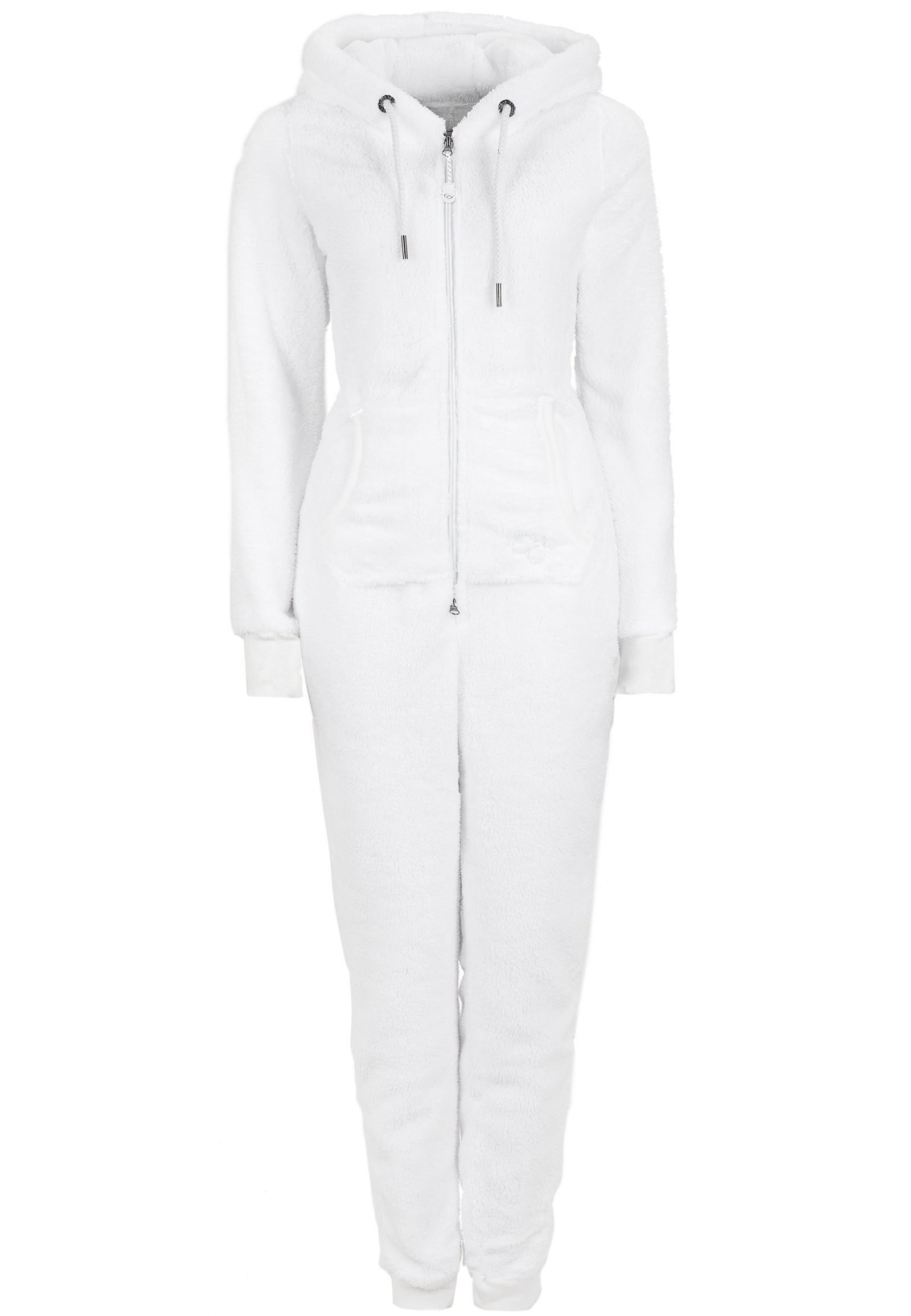 white Jumpsuit Overall Fleece Eight2Nine