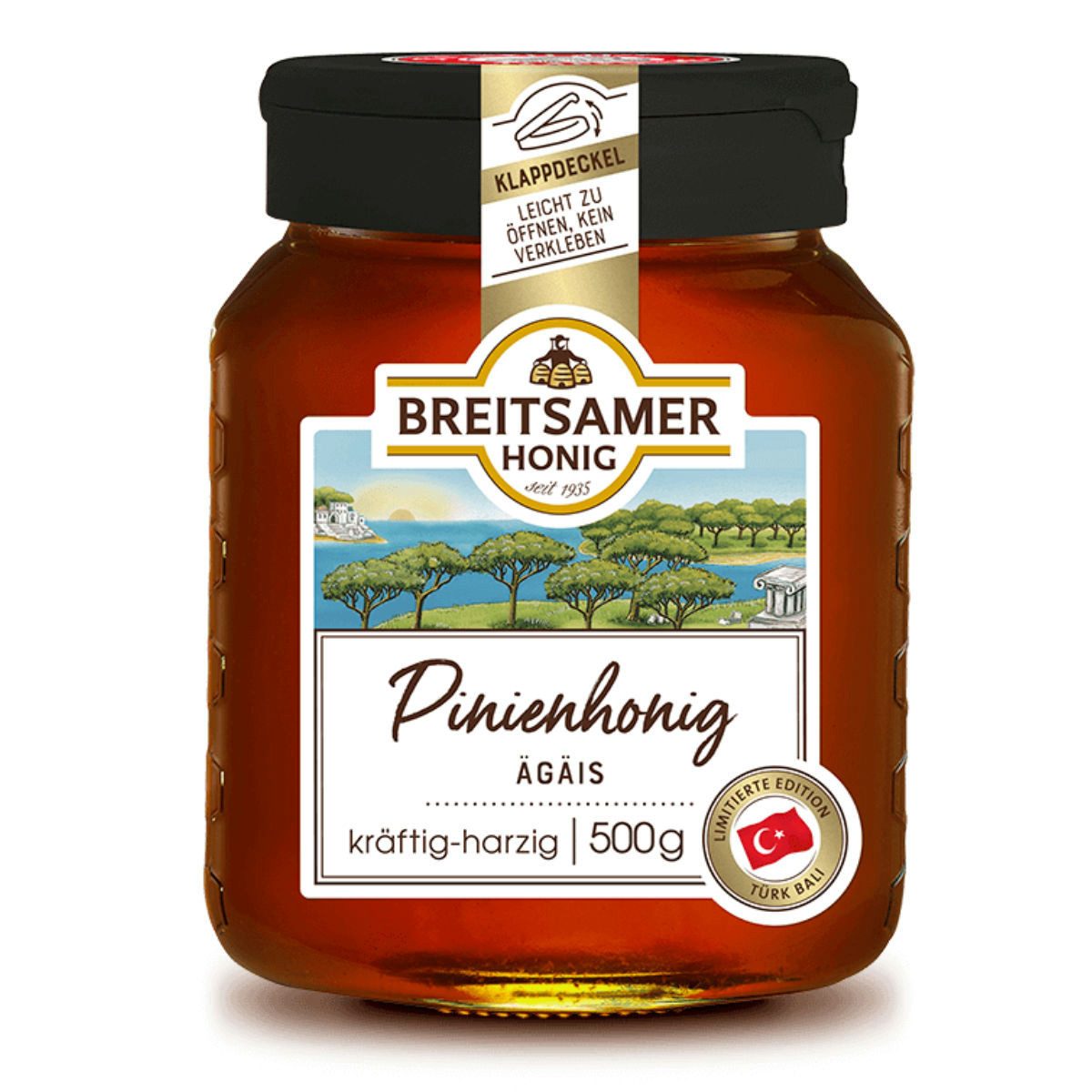 Breitsamer Honig Honig, Breitsamer Pinienhonig aus der Ägais 500g