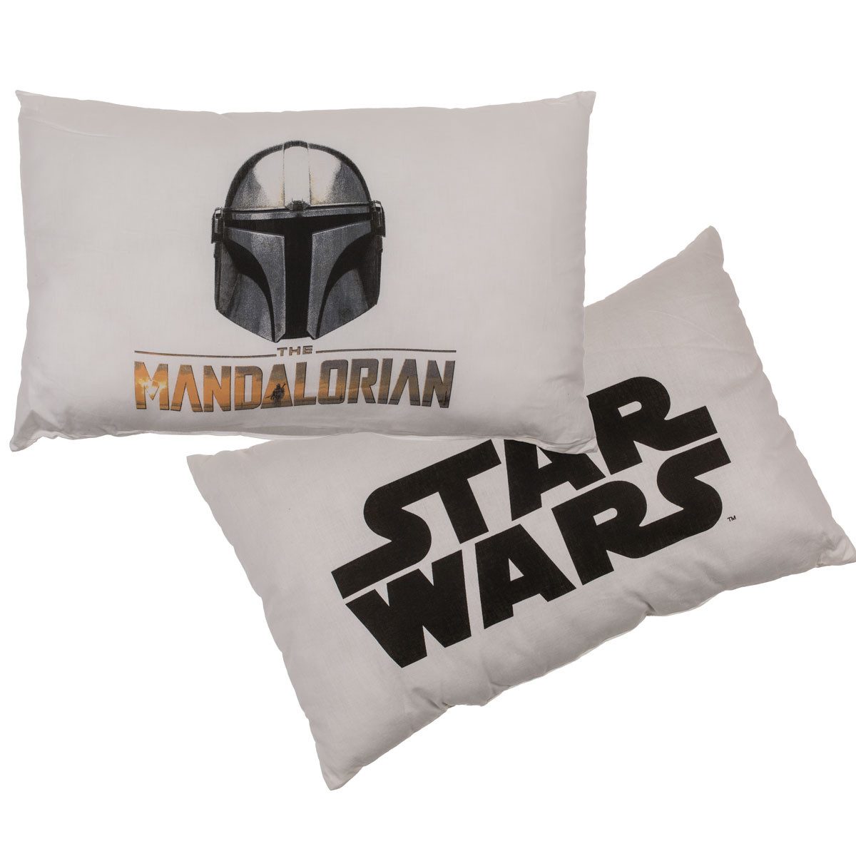 Out of the Blue Dekokissen Star Wars Deko-Kissen The Mandalorian, Kissen 30 x 50 cm, Ein Kissen, Vorder-/Rückseite unterschiedliches Motiv