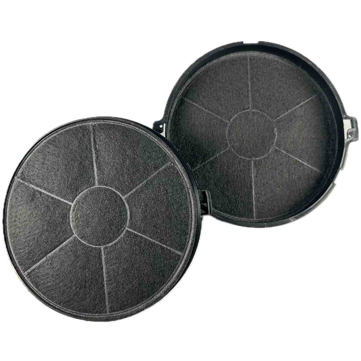 AIR2GO Aktivkohlefilter für Zanussi EFF73 (2 Stück), Zubehör für Aktivkohlefilter für ZANUSSI ZHC60X, Passend für Dunstabzugshauben von ZANUSSI