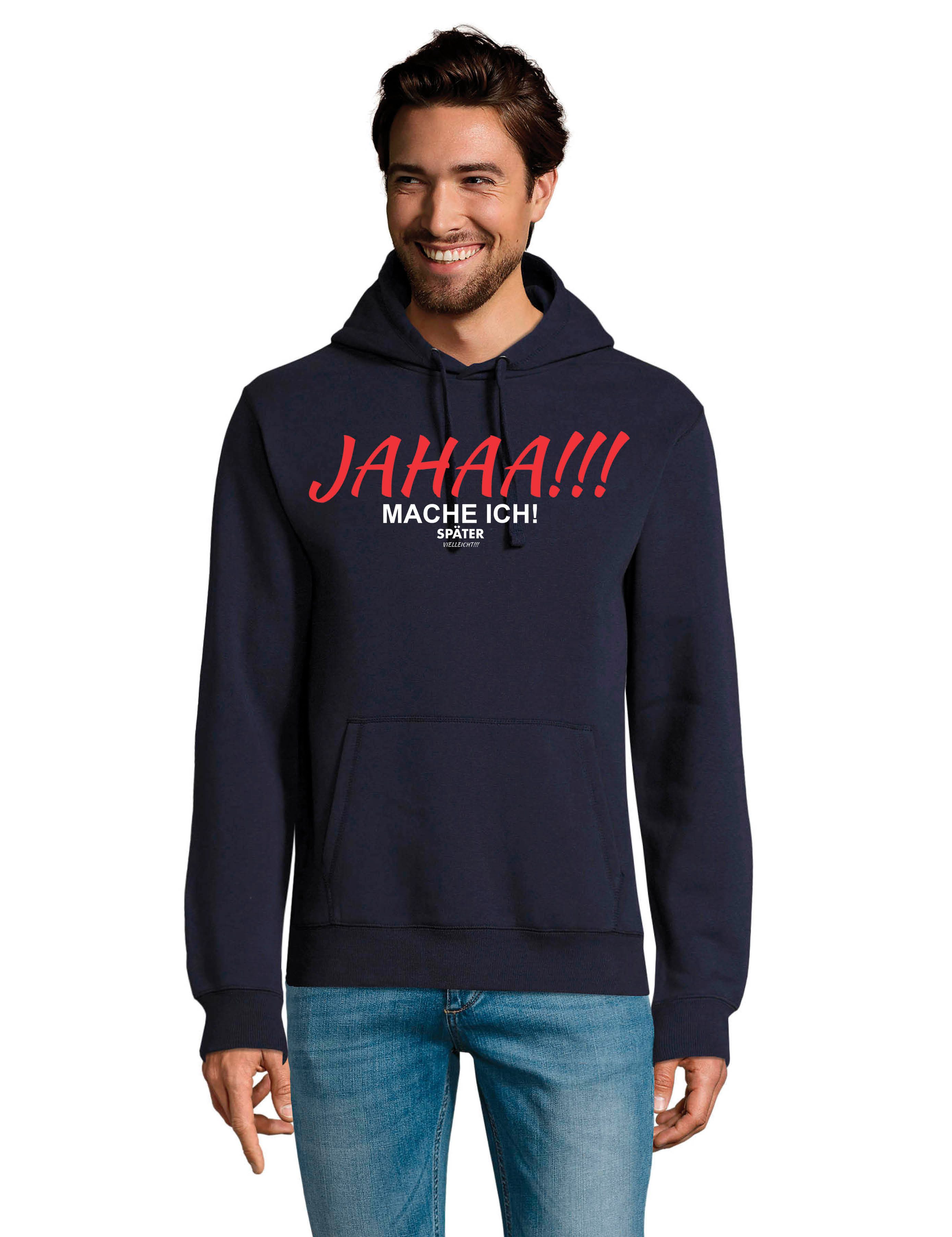 Youth Designz Kapuzenpullover "JAHAA mache ich später" Herren Hoodie Pullov günstig online kaufen