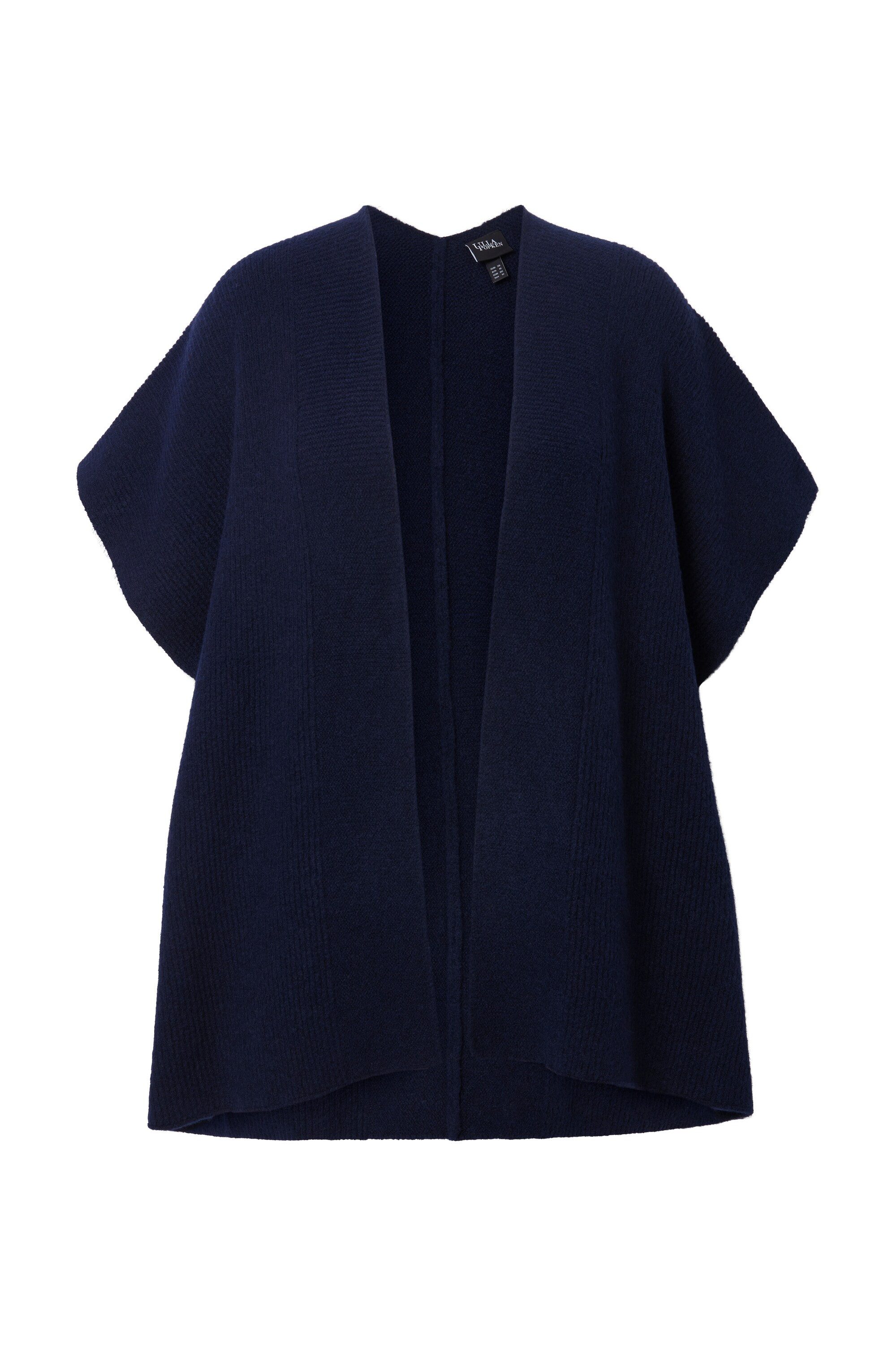 Ulla Popken Strickjacke Strickjacke Oversized offenes Modell Halbarm günstig online kaufen