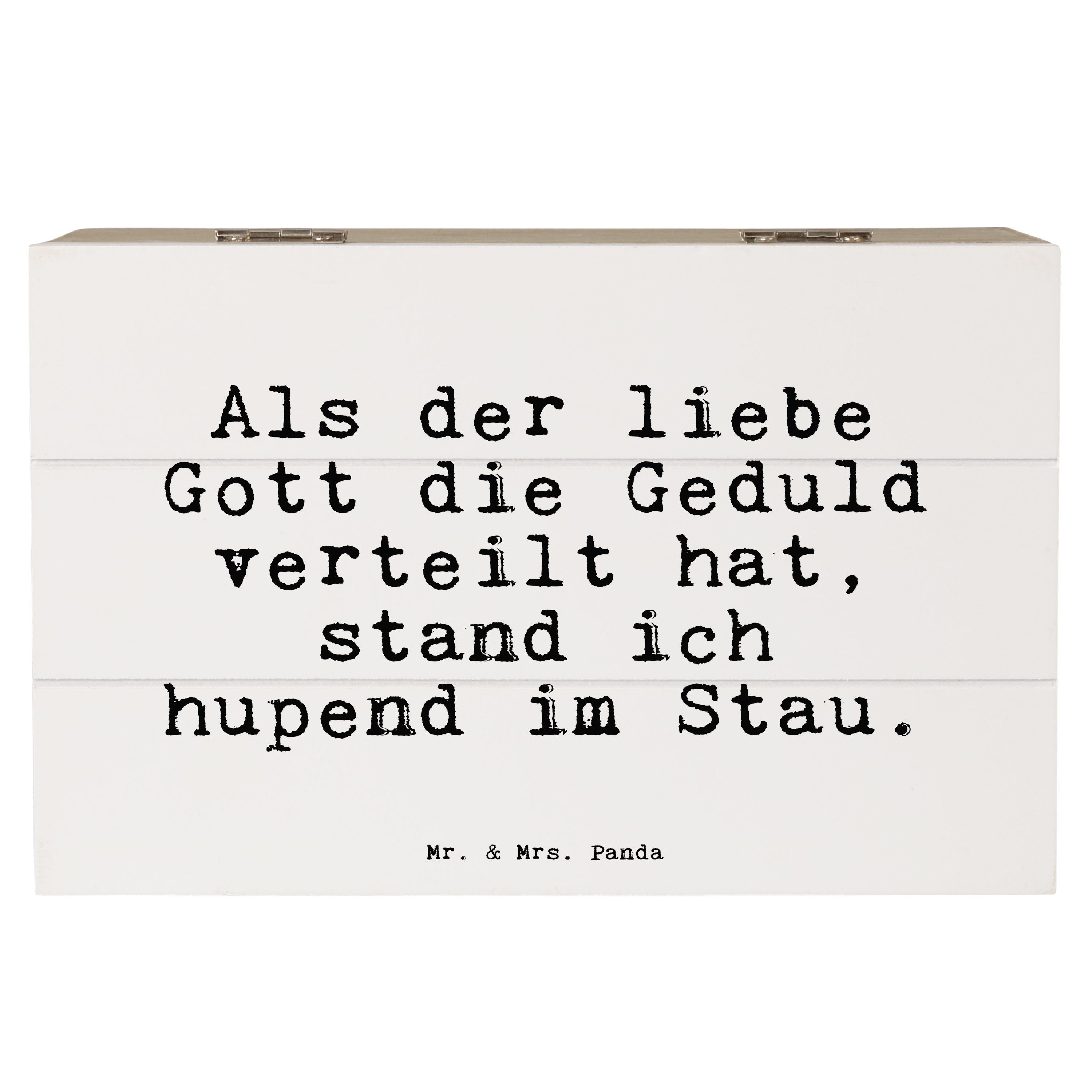 Mr. & Mrs. Panda Dekokiste »Als der liebe Gott... Weiß Geschenk