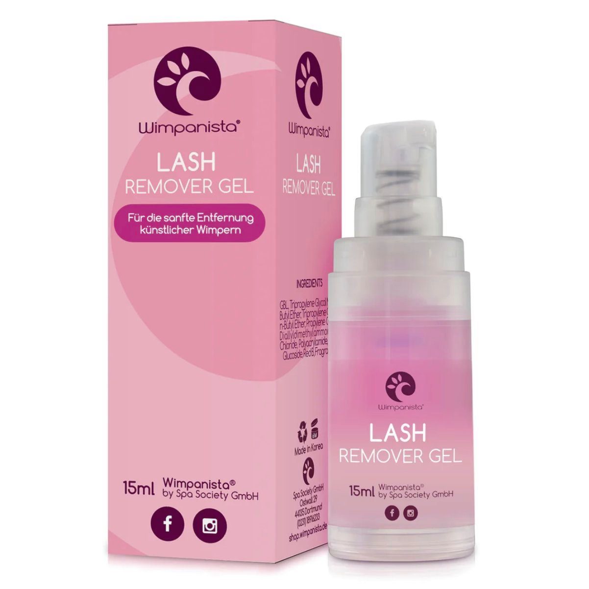 Wimpanista Wimpernkleber Remover Gel, für das Entfernen der Wimpernverlängerung