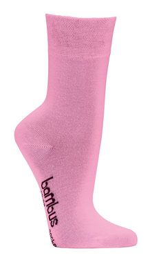 FussFreunde Komfortsocken 6 Paar Bambus Socken Pastell Farben für Damen mit ANTILOCH-GARANTIE