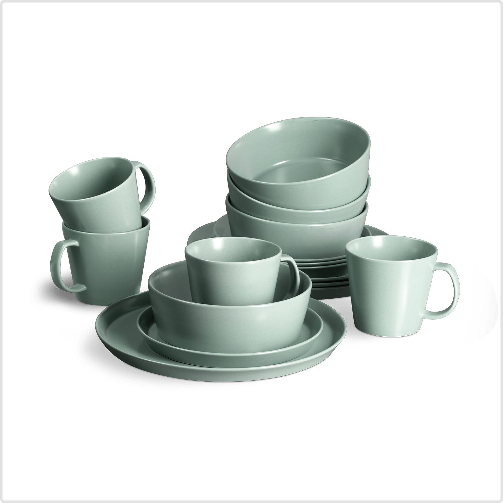 Springlane Geschirr-Set Sweet Scandi, Keramik, in verschiedenen Ausführungen und Sets, 4 Personen, Keramik, Geschirrset 16-tlg., spülmaschinen-, backofen- & mikrowellengeeignet