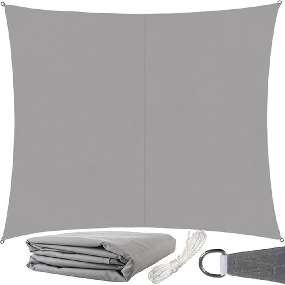 Gardlov Seilspannsonnensegel Sonnensegel Sonnenschutz, (Spar-Set, 1-tlg., 3x2m), Ideal für Terrasse, Balkon, Garten oder Campingplatz
