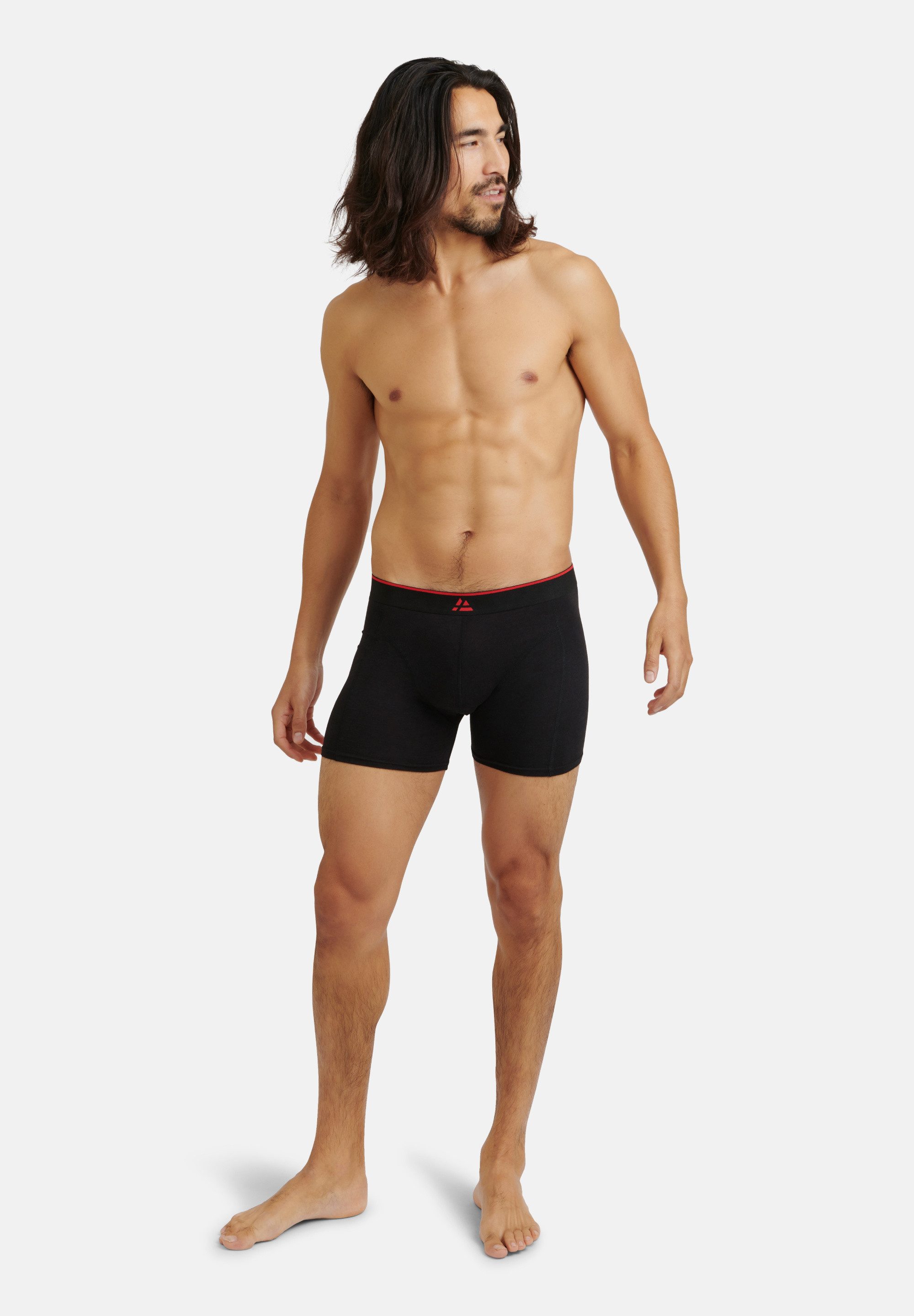 DANISH ENDURANCE Boxershorts Bamboo Trunks (10-St) Superweich mit elastischem Bund, Bambus Unterhosen für Herren