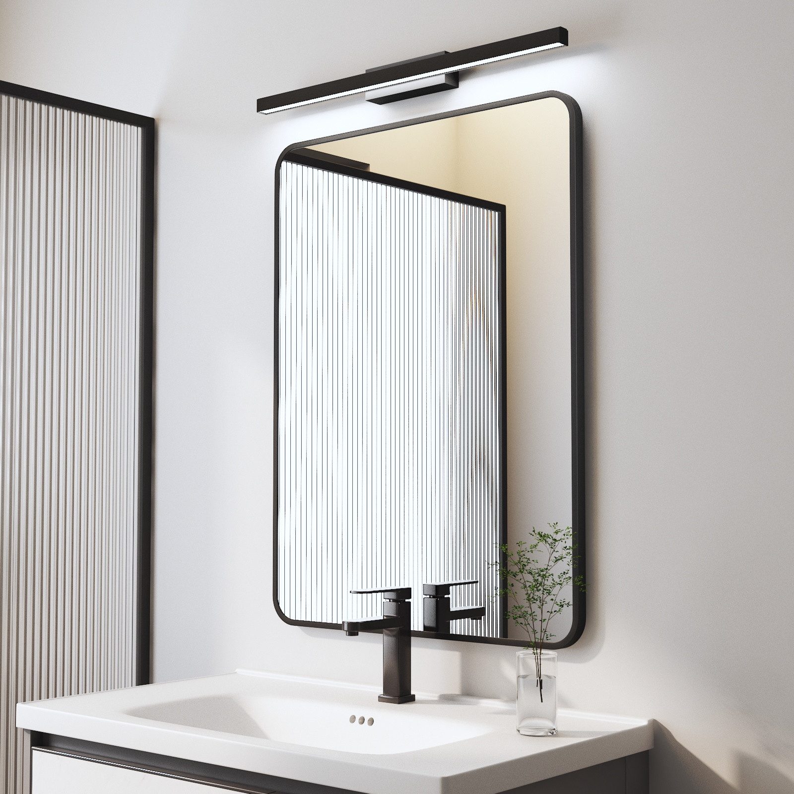 WDWRITTI Badspiegel 60x80cm mit 60cm LED günstig online kaufen