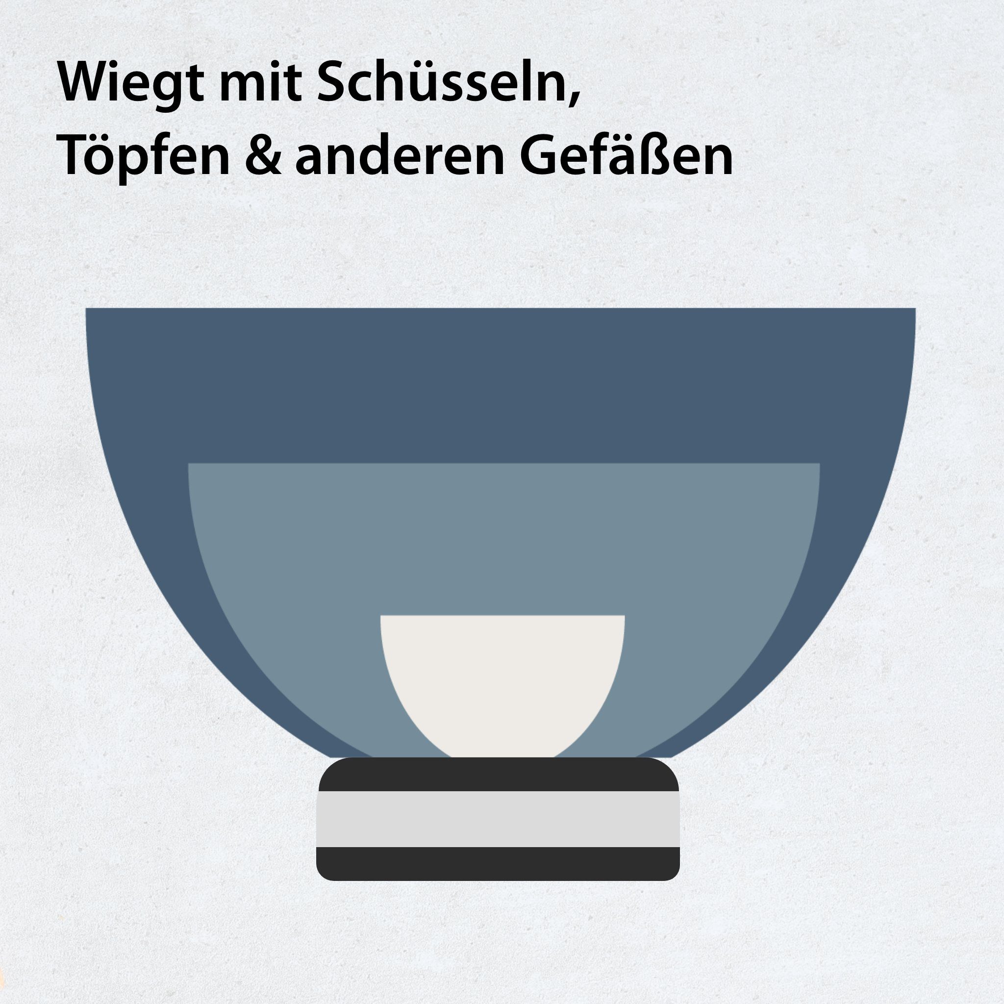 ADE Schüsselwaage Küchenwaage mit abnehmbarer Edelstahlschüssel, (2-tlg), mit anderen Schüsseln verwendbar, bis 5 kg – Bild 5 von 5