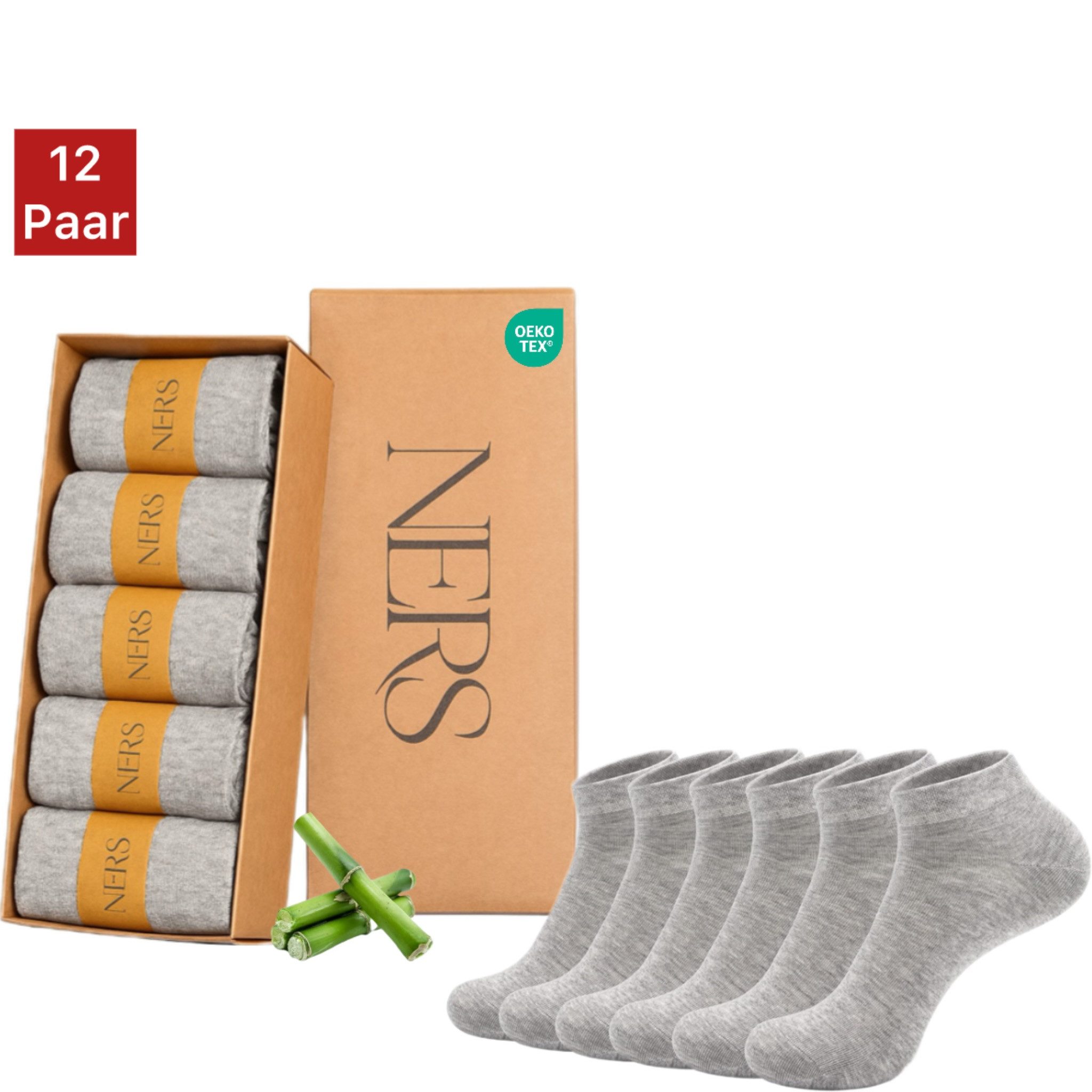 NERS Sneakersocken 6 Paar aus Bambus günstig online kaufen