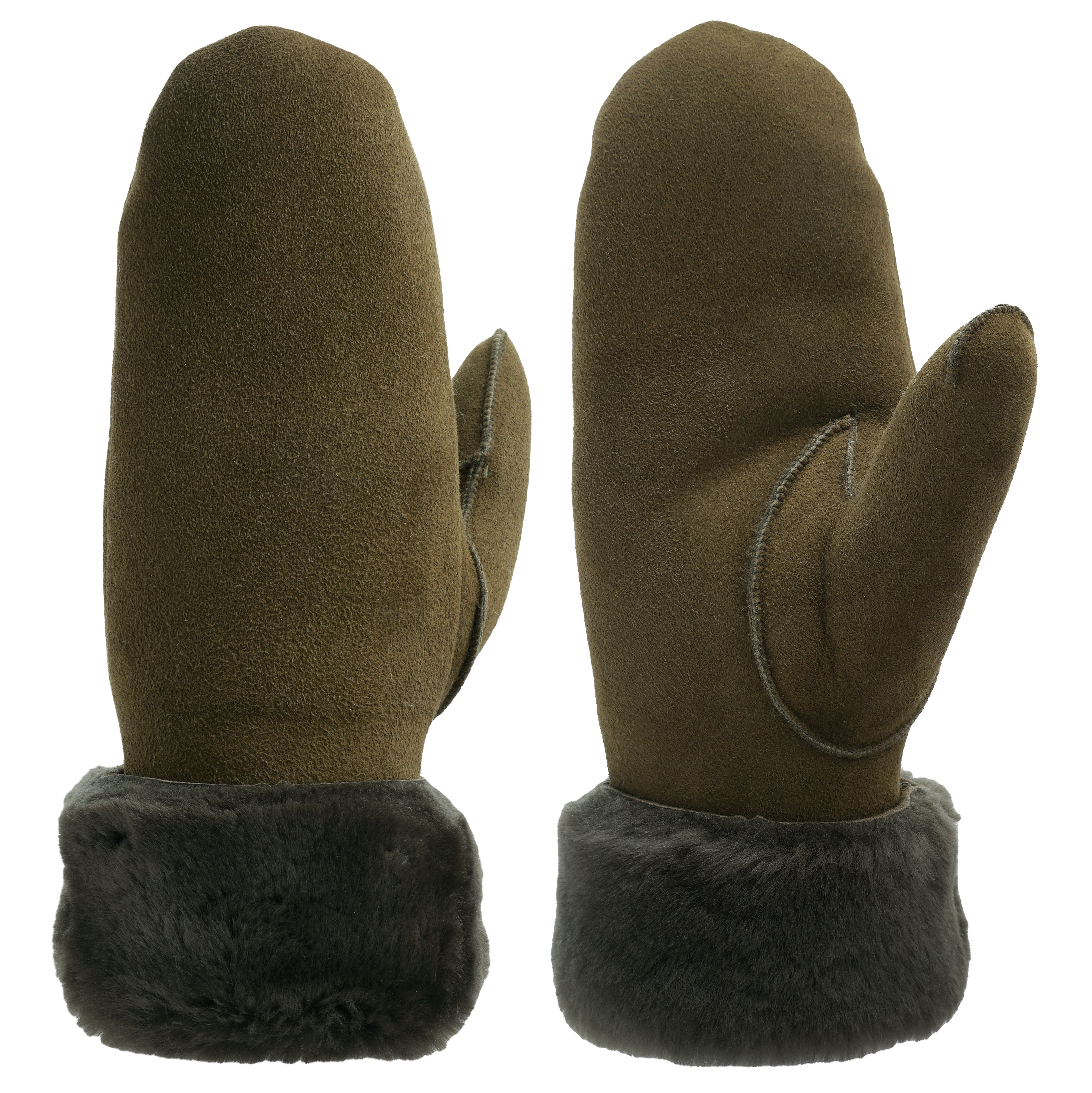 PEARLWOOD Lederhandschuhe FIONA (1 Paar) Velourleder, Fausthandschuh, warm günstig online kaufen