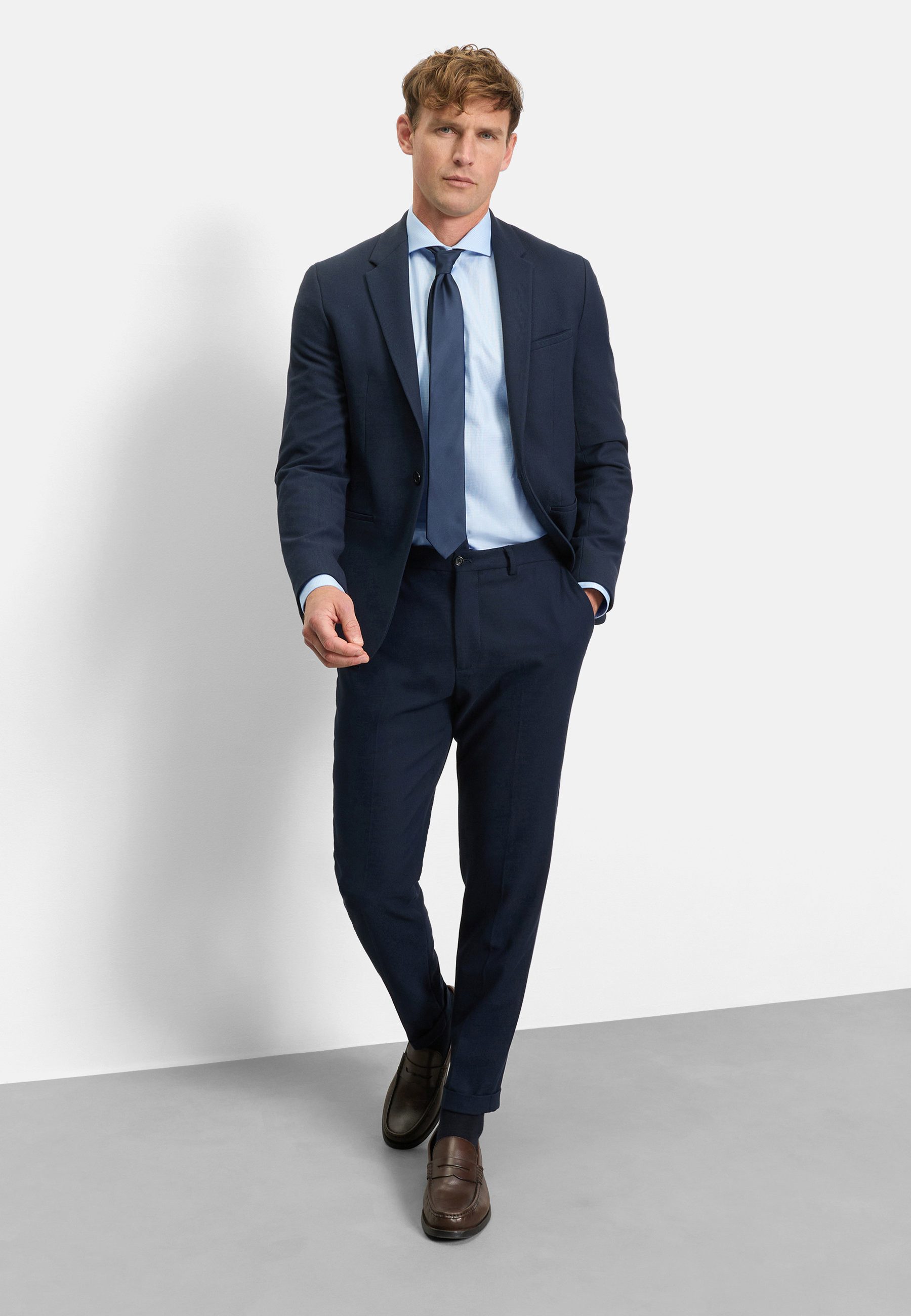 OLYMP Businesshemd OLYMP Level Five, body fit, Haifisch