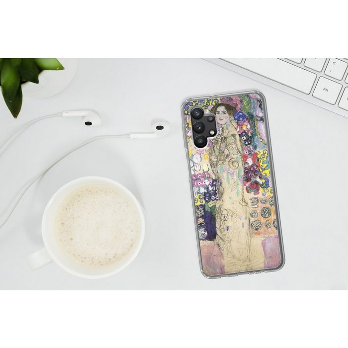 MuchoWow Handyhülle Bildnis der Ria Munk III - Gustav Klimt Handyhülle Samsung Galaxy A32 5G Smartphone-Bumper Print Handy ZV11044
