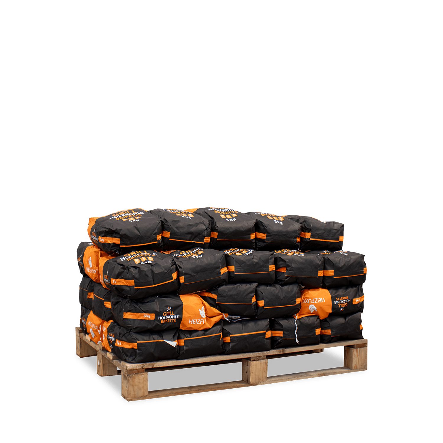 HEIZFUXX Grillbriketts, 175 kg, (Palette, 35-St)