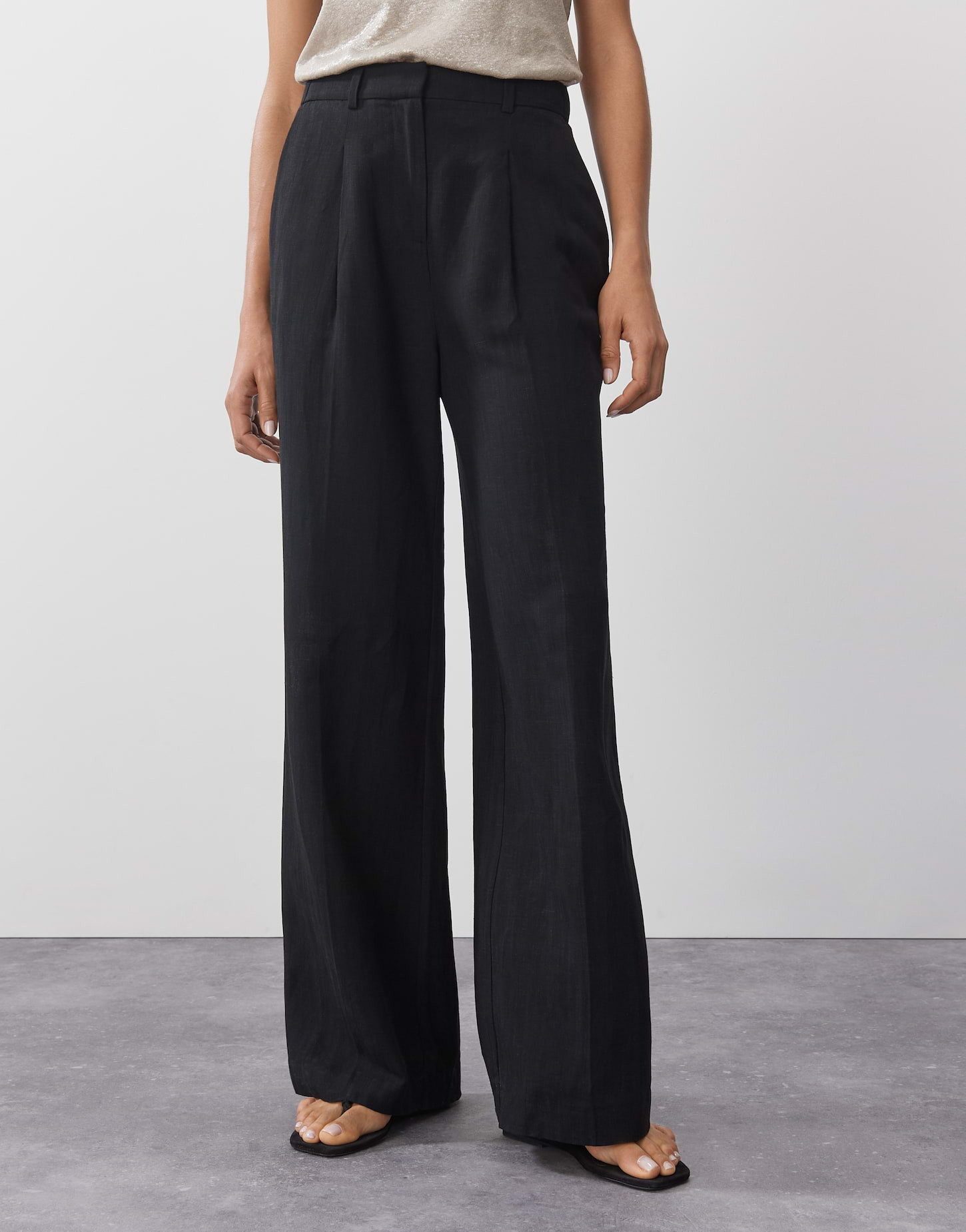 Bundfaltenhose Celino detail