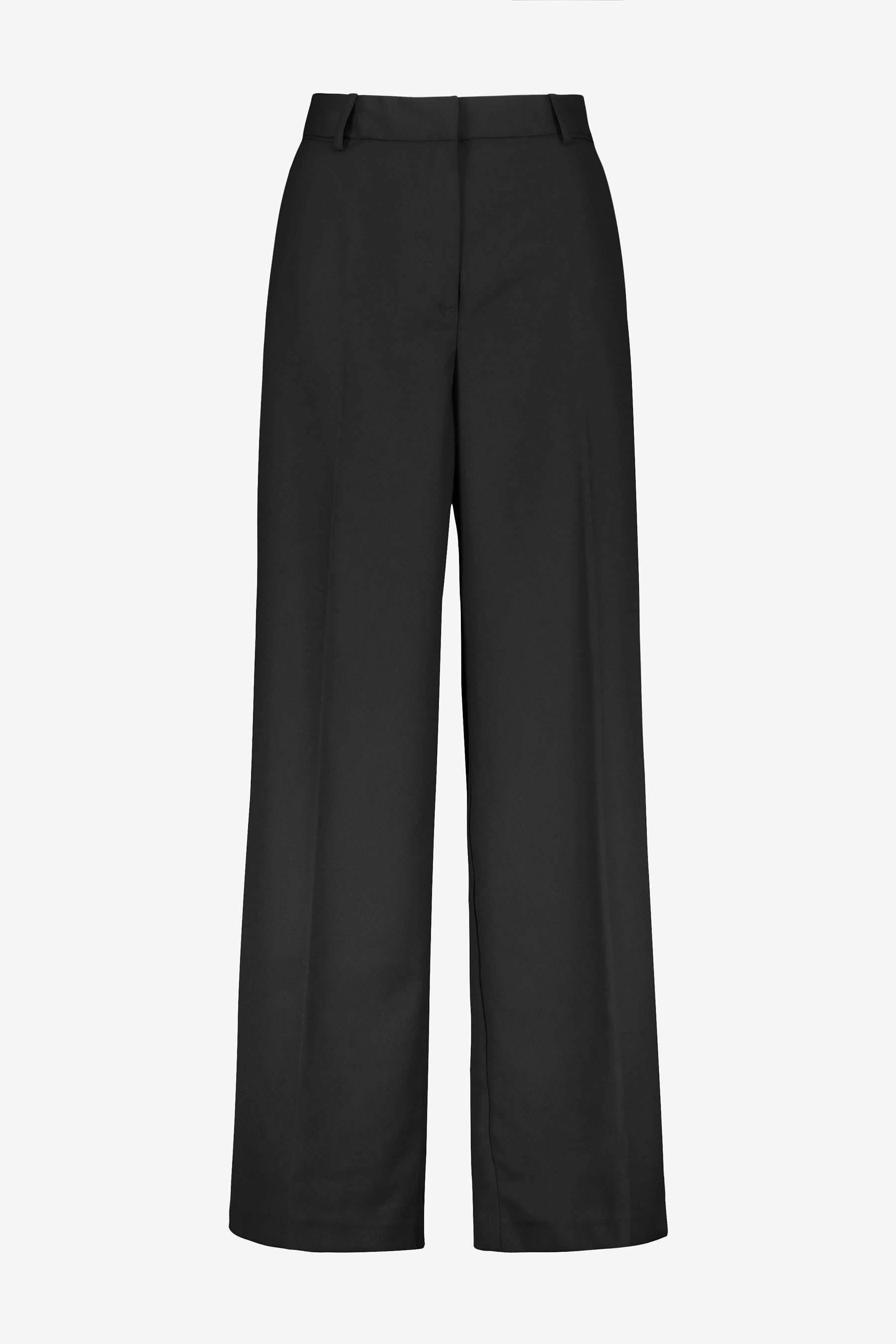 Stoffhose Hochwertige Hose mit weitem Beinschnitt