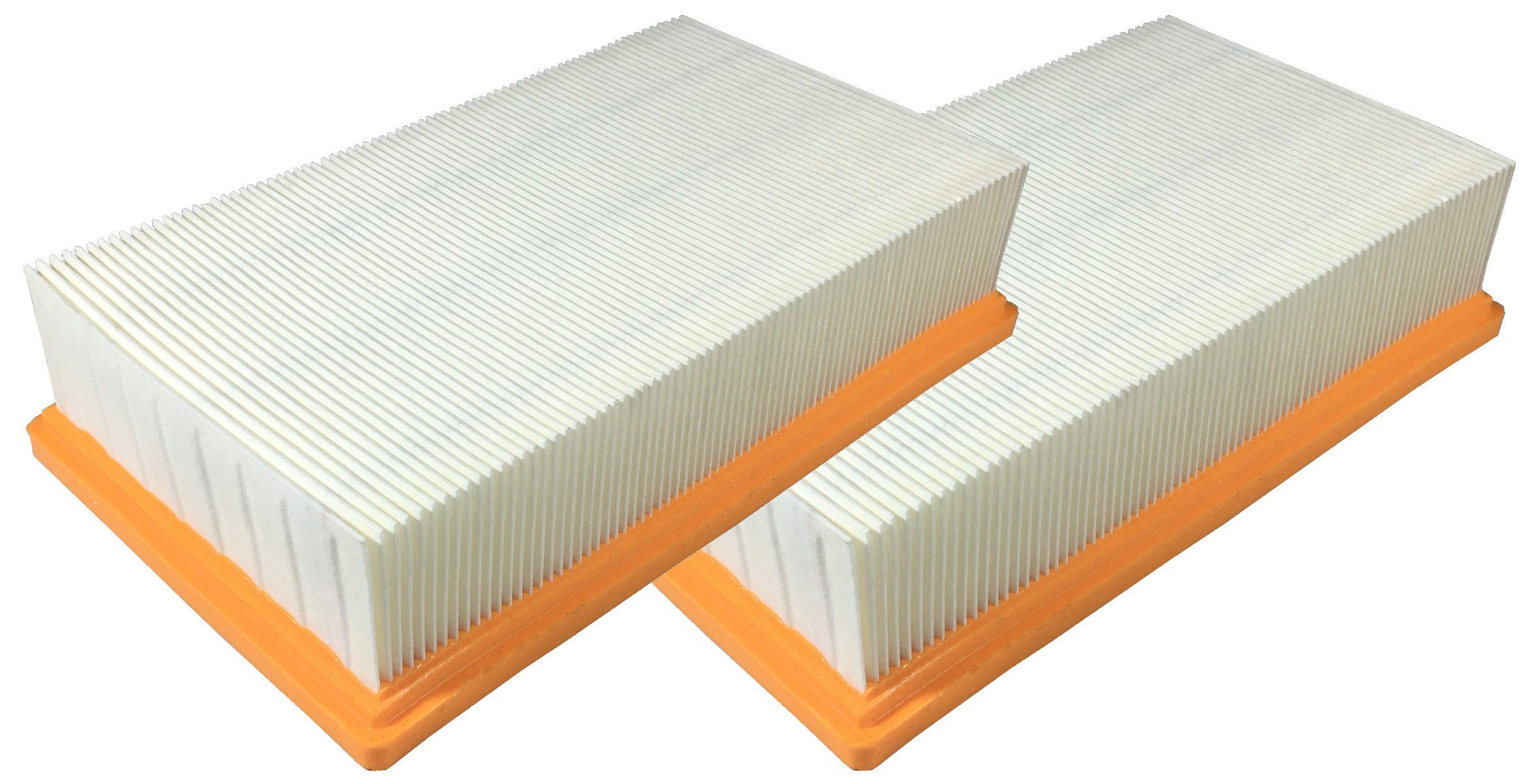 Comedes Ersatzfilter 2er Set einsetzbar statt Bosch 2607432033, Dewalt D279015-XJ, Flex 337.692