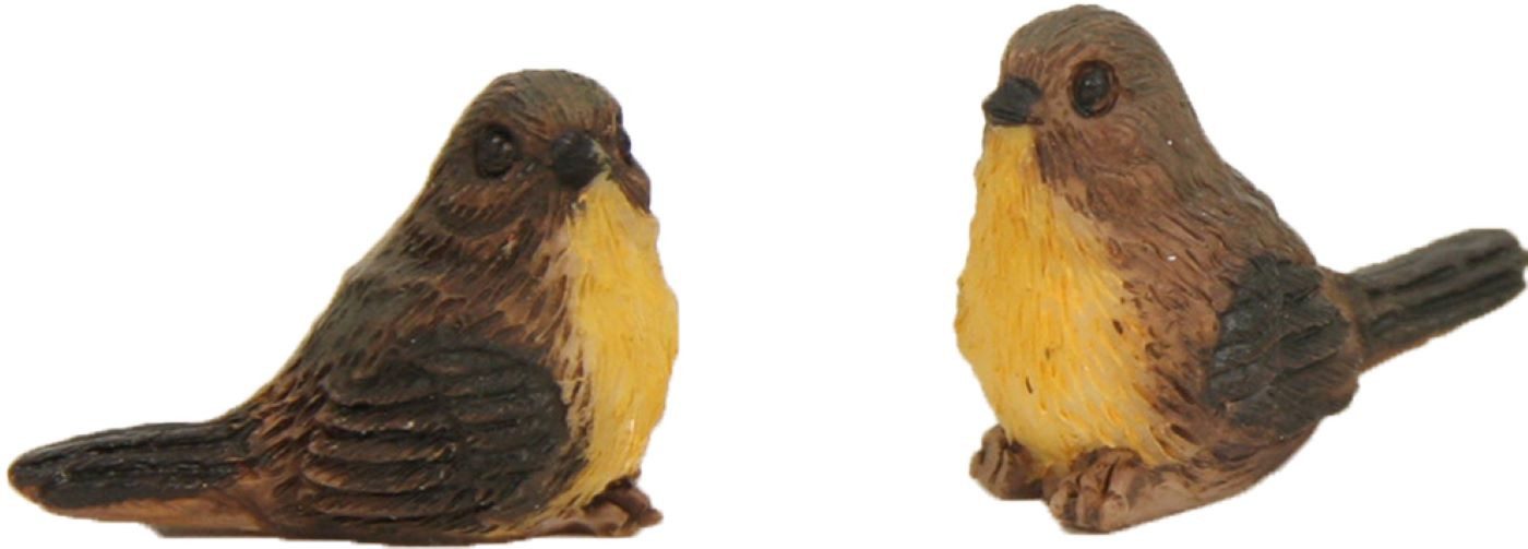 FADEDA Tierfigur 2x FADEDA Vögel, Höhe in cm: 1,5