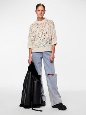 pieces Strickpullover PCMASHA 3/4 O-NECK KNIT BC