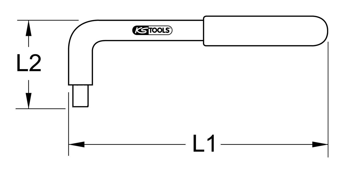 Thumbnail - KS Tools Steckschlüssel, 1/2" Winkel-Aufsteckschlüssel mit Schutzisolierung