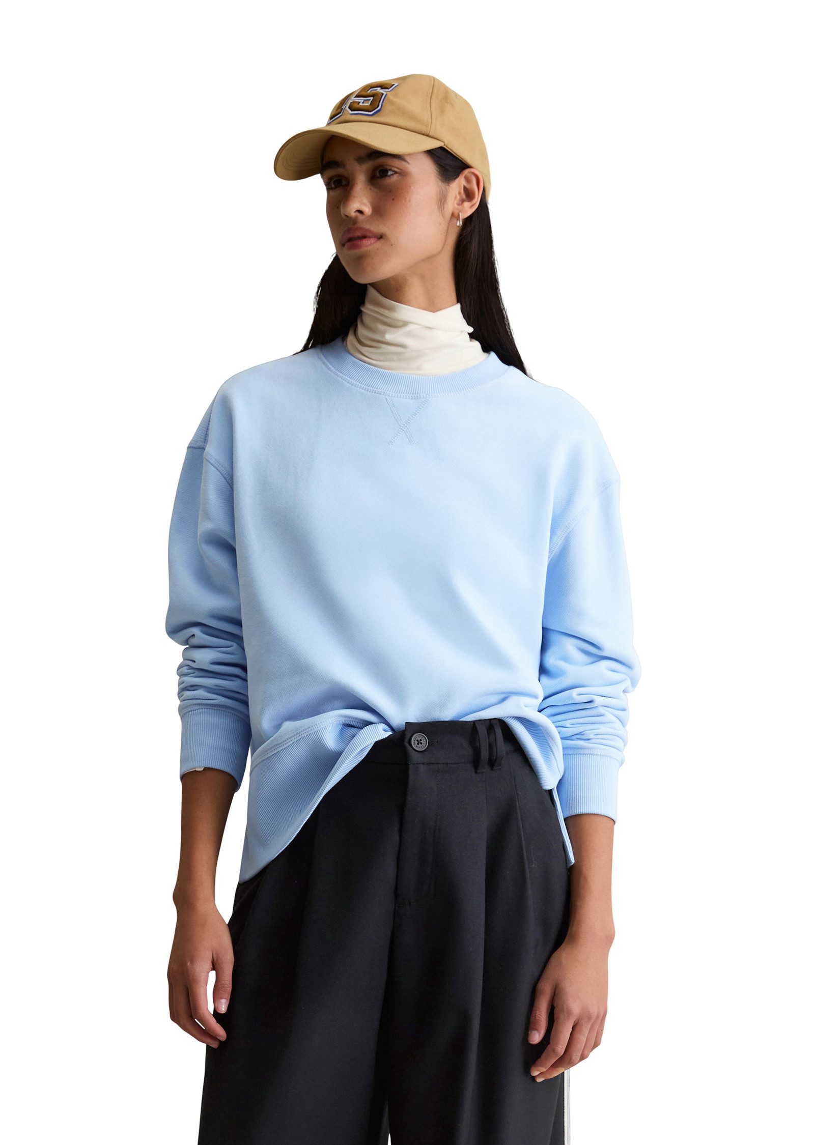 Marc O'Polo DENIM Sweatshirt aus Organic Cotton-Mix günstig online kaufen