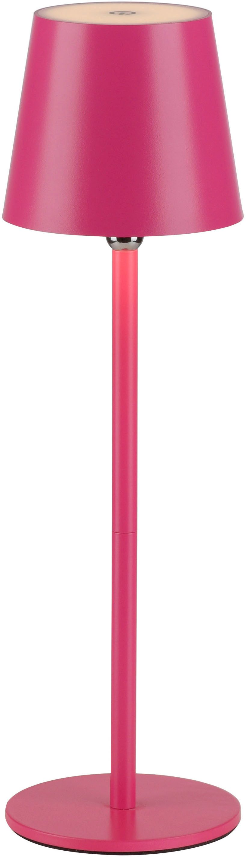 JUST LIGHT Tischleuchte BOTERIA, Dimmfunktion, LED fest integriert, Warmweiß, LED, dimmbar über Touchdimmer, Memory, nach Trennung vom Netz, IP54