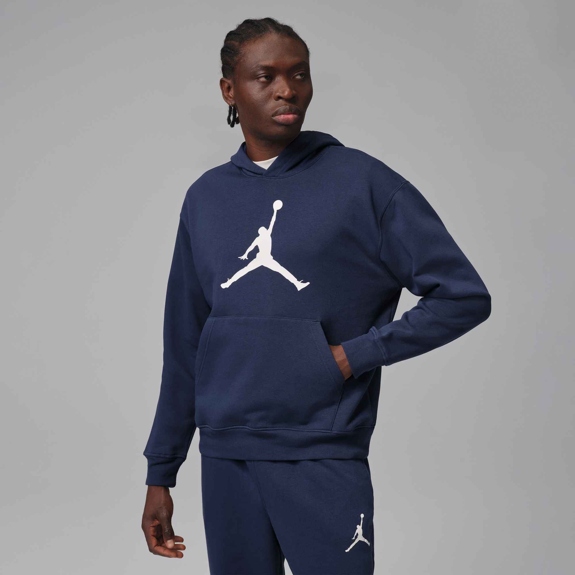 Jordan Trainingsshirt M J JUMPMAN FLC HBR PO 2 sportliches Trainingsshirt, mit weicher Innenseite