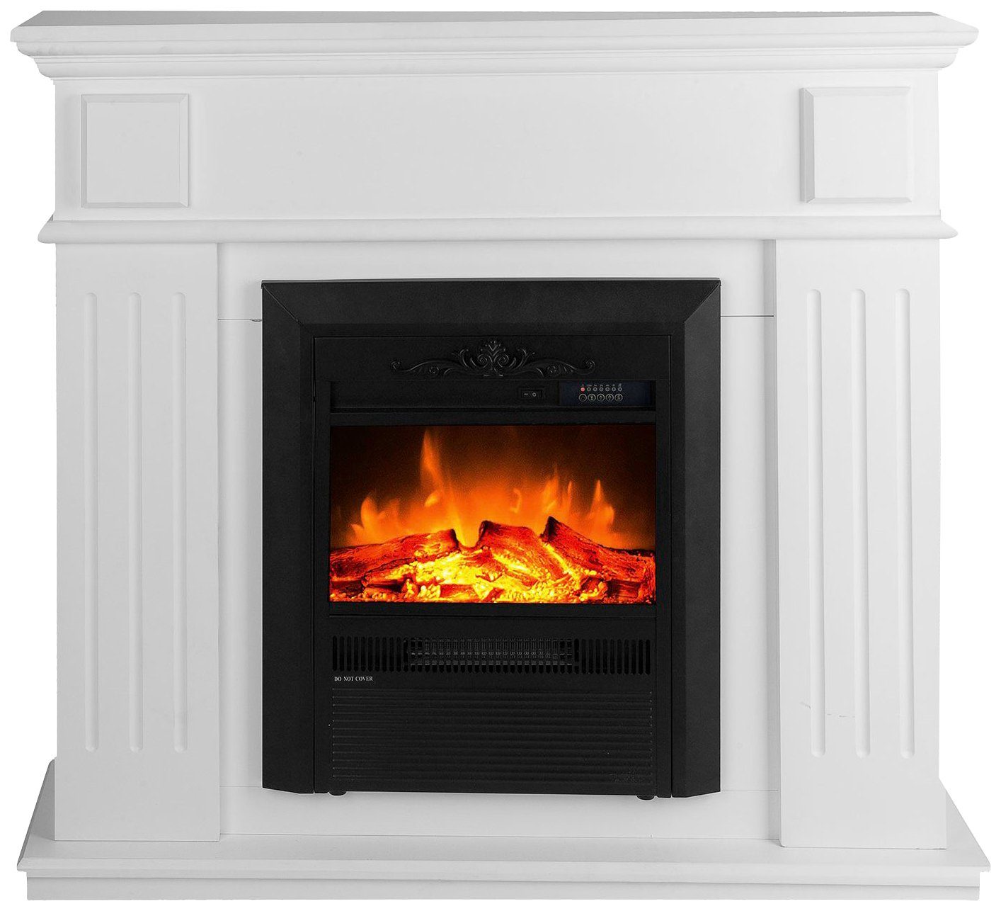 Heathus Elektrokamin »Schleswig w«, künstliches Feuer mit zuschaltbarem