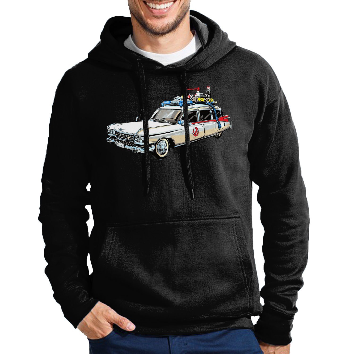 Blondie & Brownie Hoodie Herren Ghostbusters Cars Auto Geisterjäger Geister Film Ghost mit Kapuze