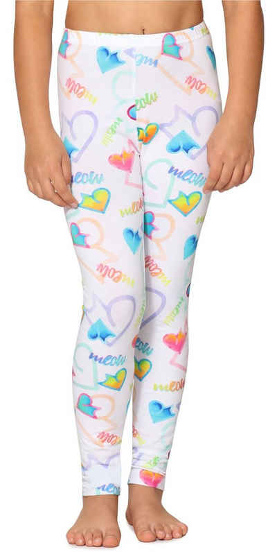 Merry Style Leggings Mädchen Lange Hose aus Baumwolle Freizeithose MS10-337 (1-tlg) viele Farben und Muster