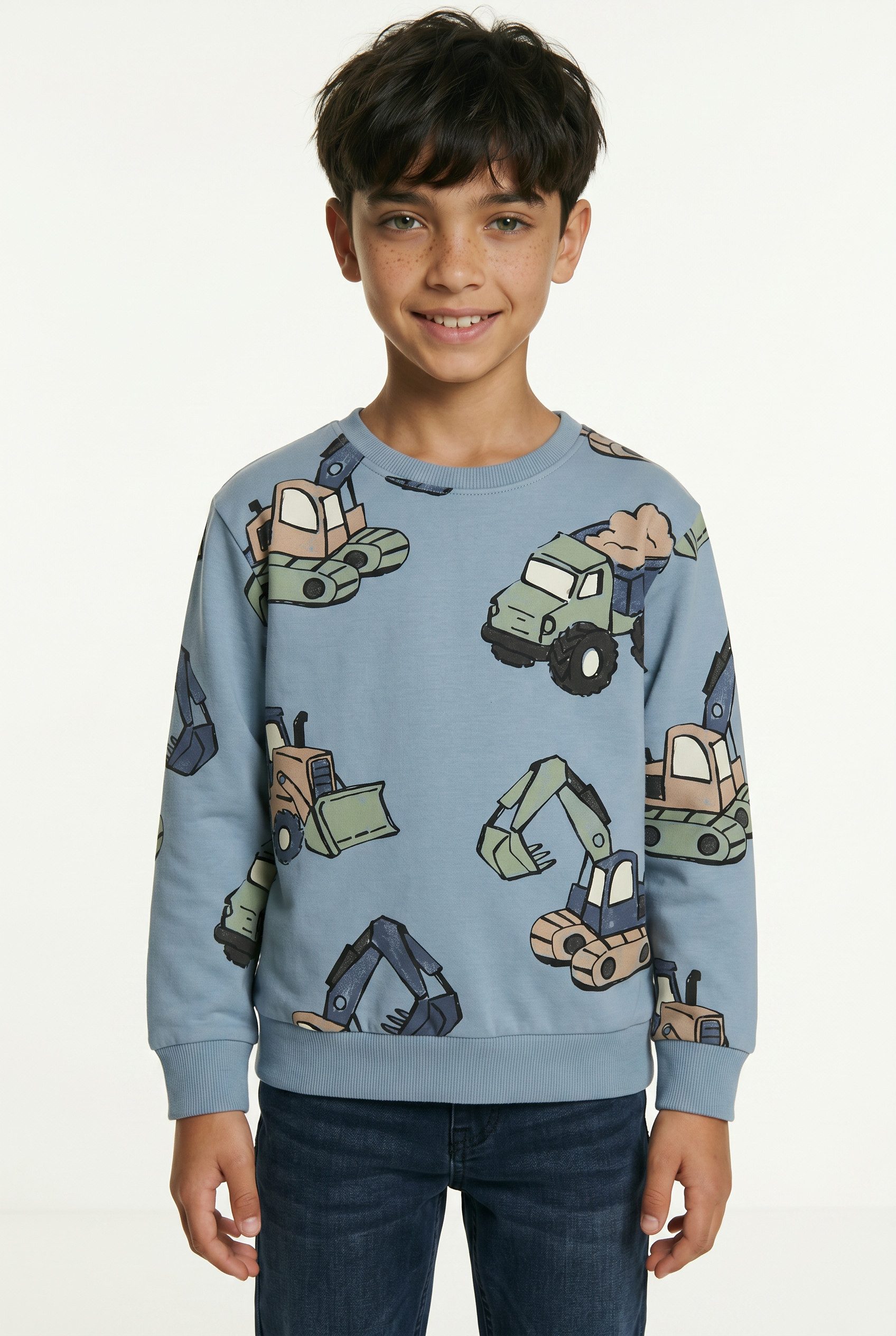 Name It Sweatshirt NMMKARK LS NREG SWEAT UNB BOX Baumwollmischung, regular fit