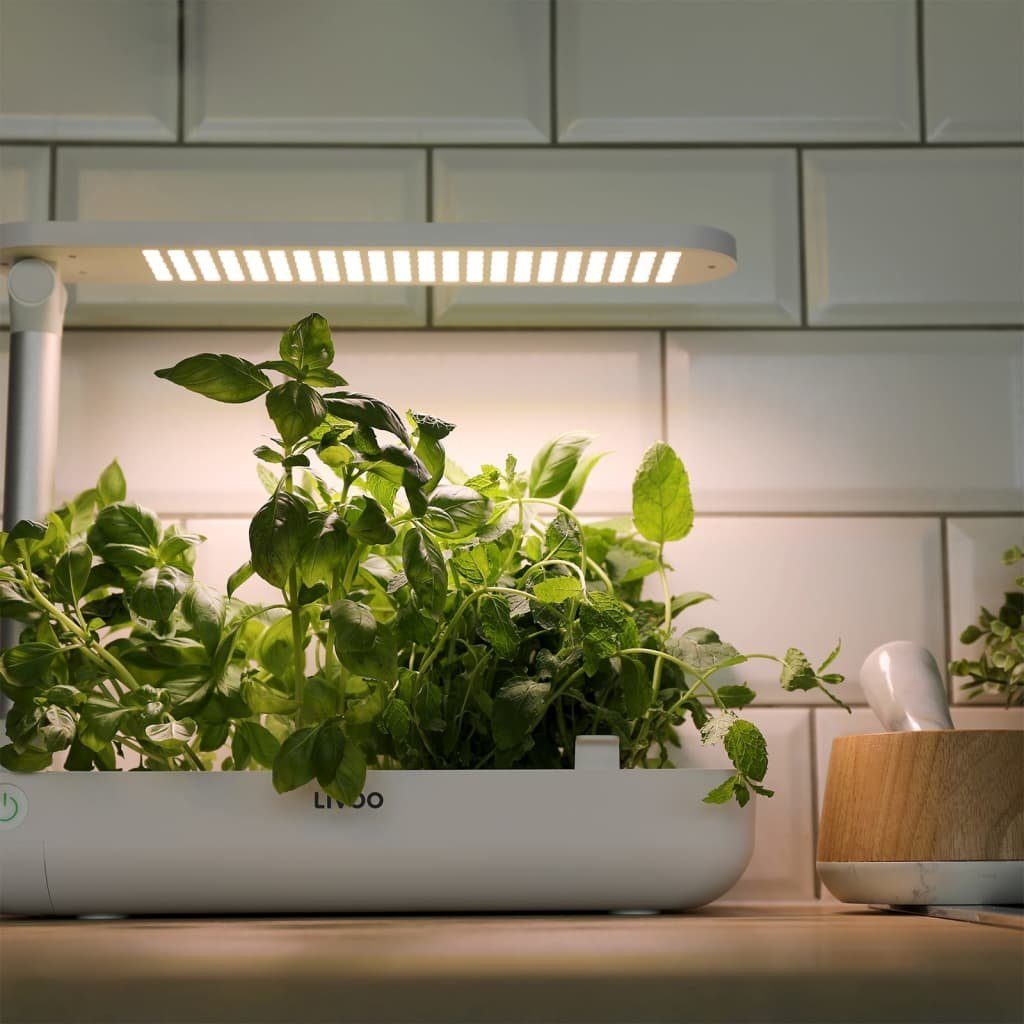 LIVOO Gartensteckdose LIVOO Indoor-Garten Besonnungslampe LED Gartenset  Pflanzenlampe