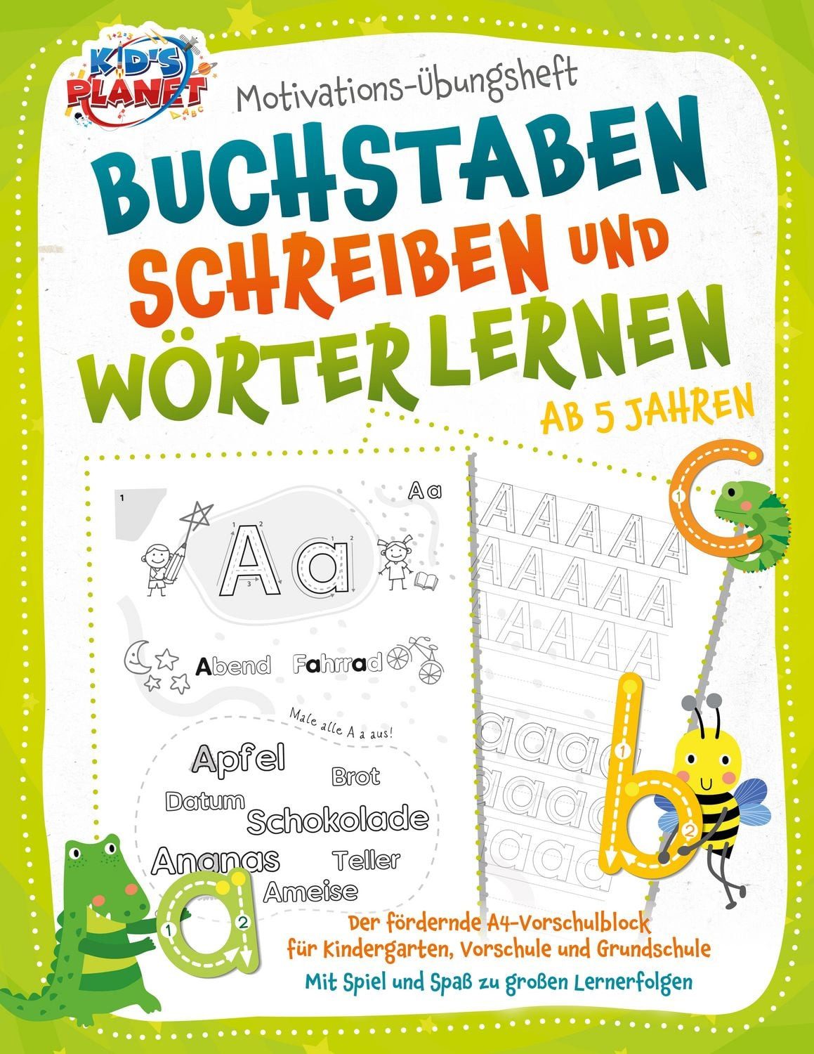 Motivations-Übungsheft - Buchstaben schreiben und Wörter lernen ab 5 J / Emma Lavie