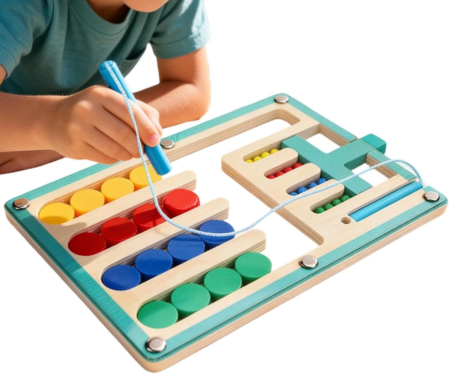 FELIXLEO Spielesammlung Kompakter Magnet-Lernbaukasten ideal fuer Reisen