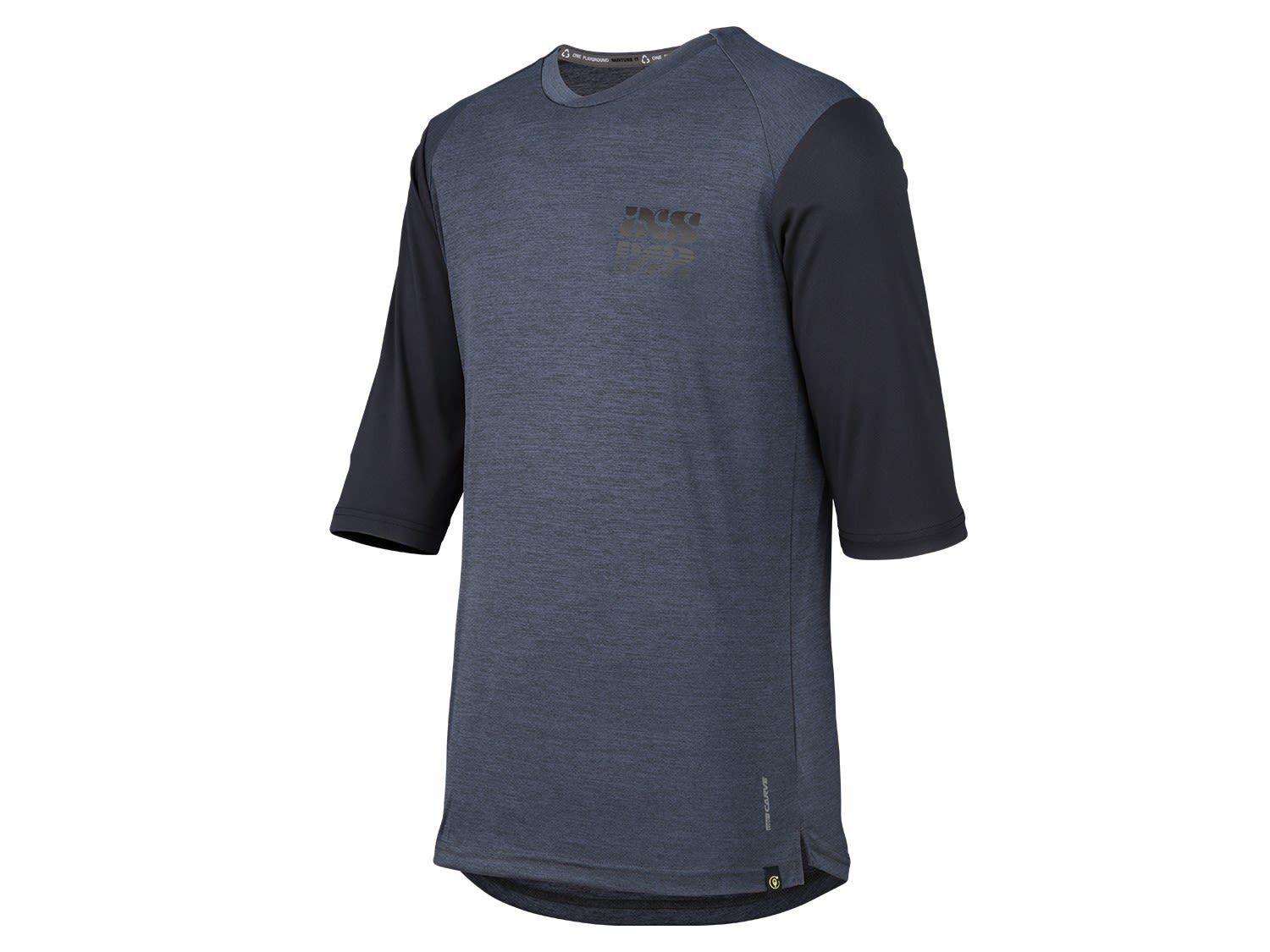 IXS T-Shirt Ixs M Carve X Jersey 3/4 Herren Kurzarm-Shirt Black