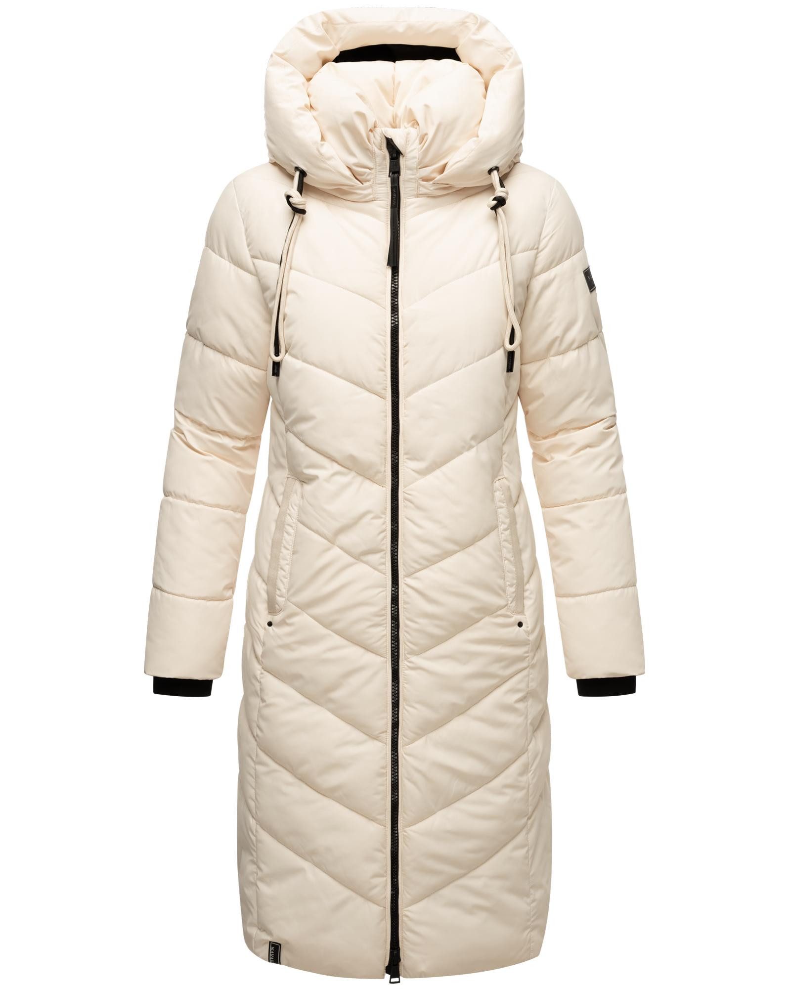 Navahoo Steppmantel Sahnekatzii XIV Schicker Wintermantel mit kuschlig warm wattiertem Kragen