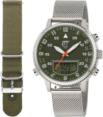 ETT Funkchronograph »Adventure, EGS-11474-82MN«, (Set, 2-tlg., Uhr und Zusatzband)