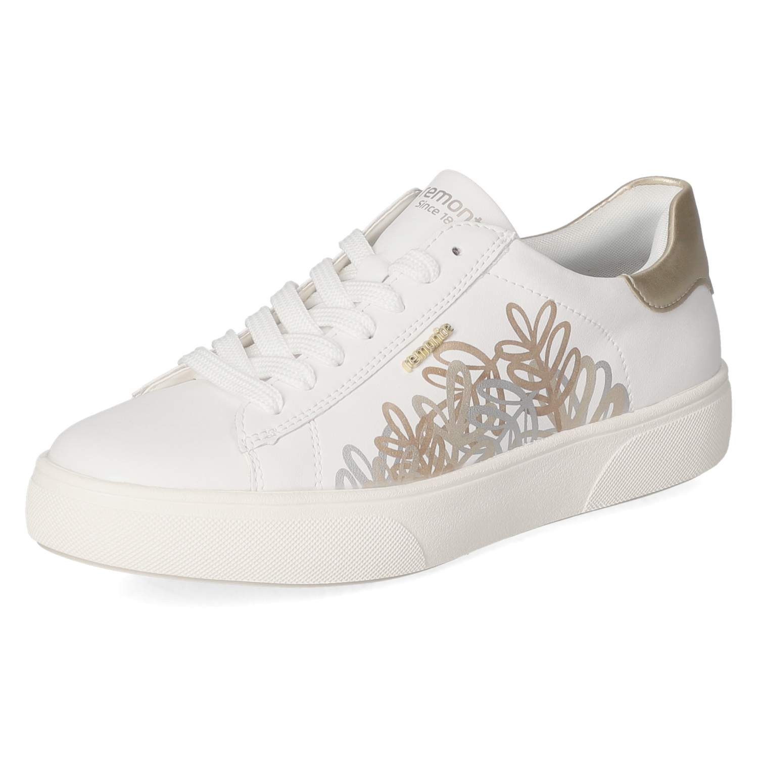 Remonte Remonte D2J00-81 Damen Glattleder weiss Schnürschuh günstig online kaufen