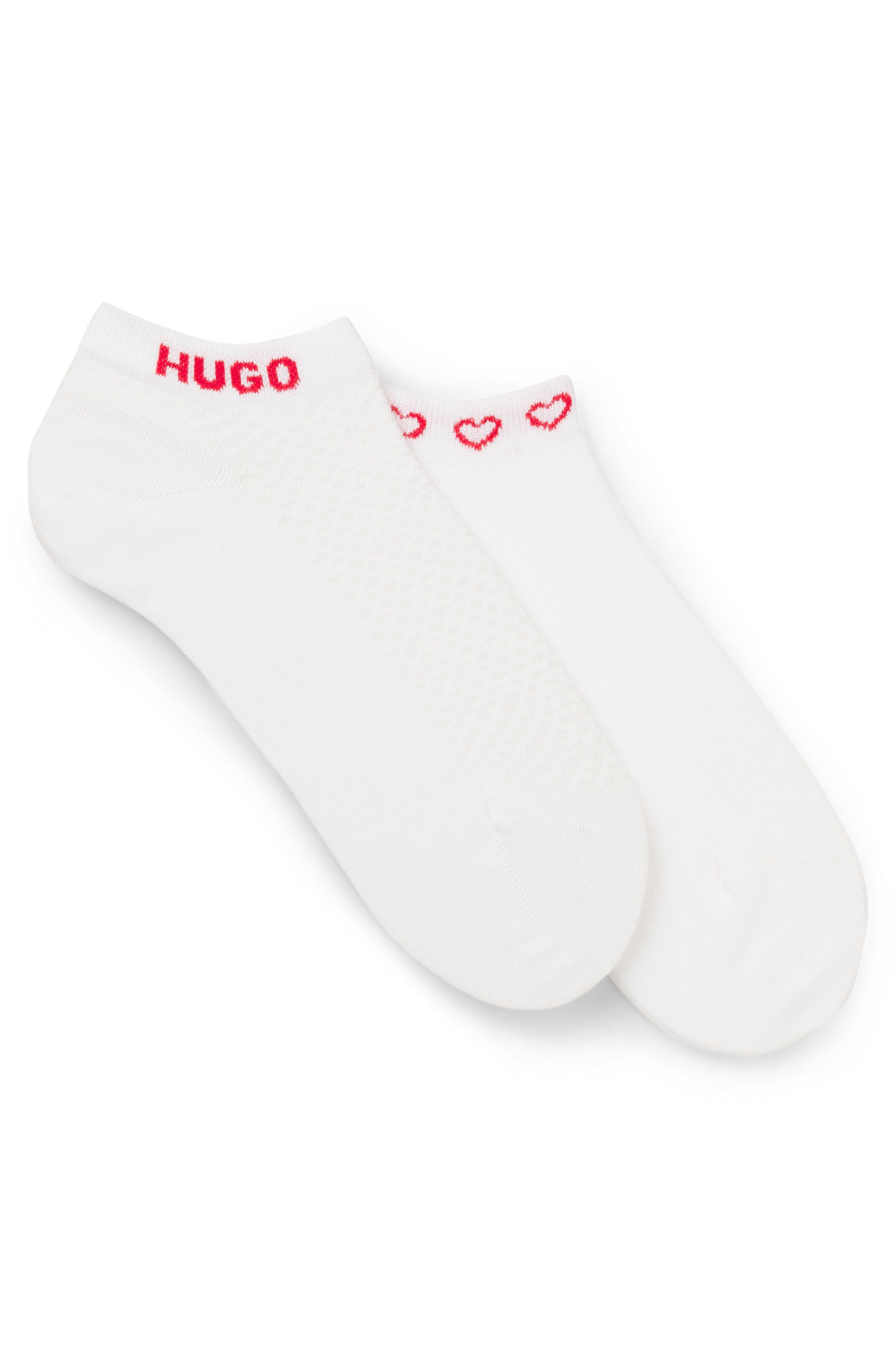 HUGO Kurzsocken Logos am Rand